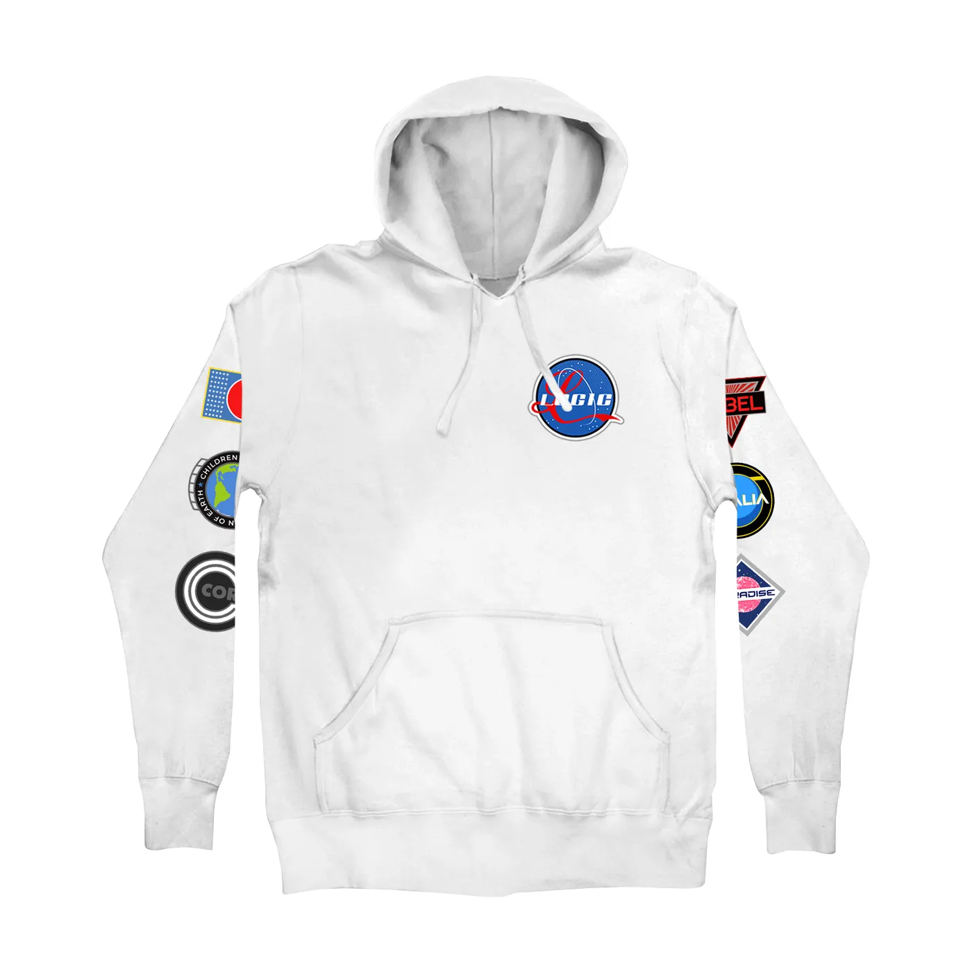 Logic Hoodie | Space Patch NASA-Inspired Logo Logic Hoodie
