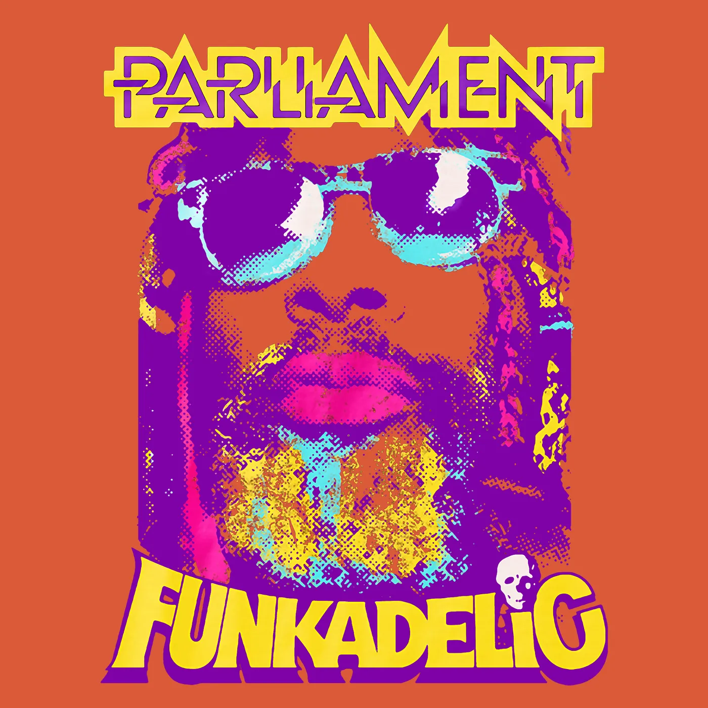 Parliament-Funkadelic T-Shirt | George Clinton Face Portrait Parliament-Funkadelic Shirt