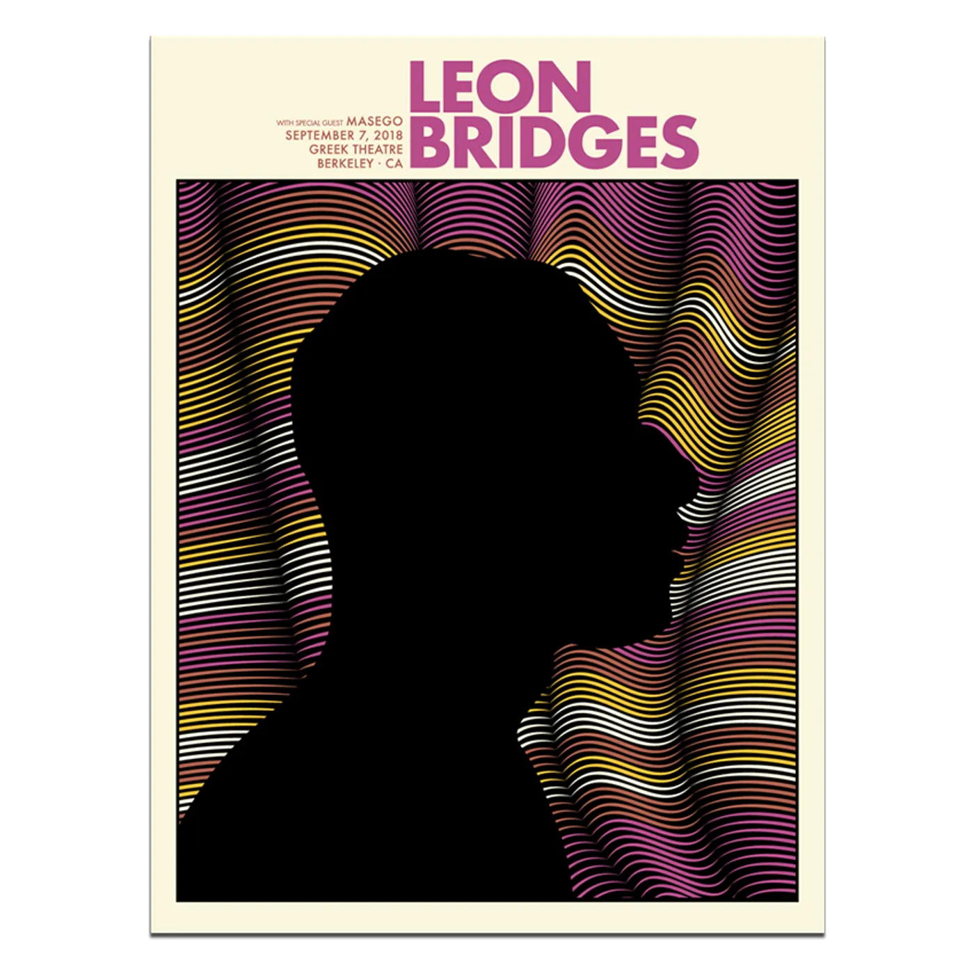 Leon Bridges Berkeley, CA Greek Theatre September 7, 2018