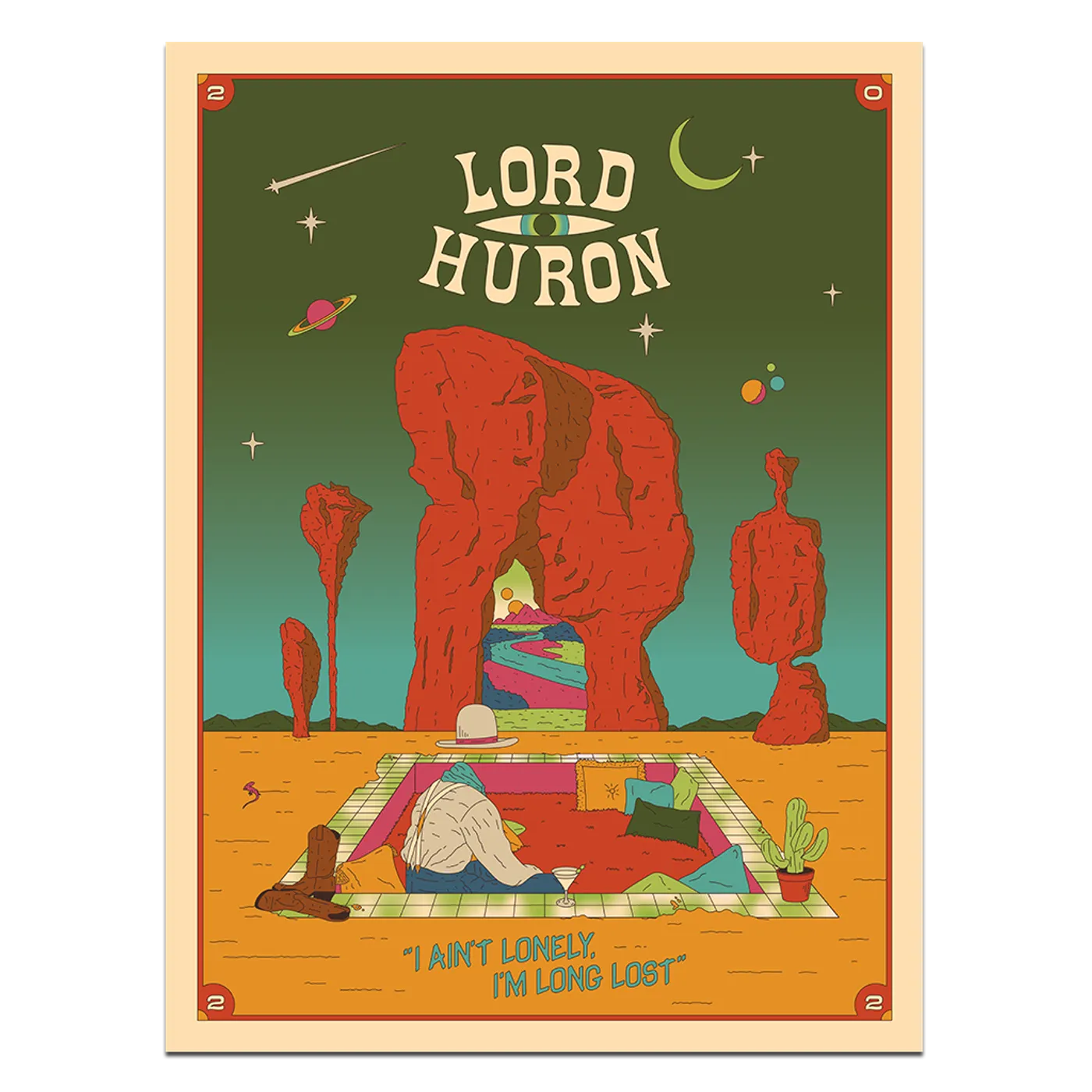 Lord Huron I Ain't Lonely, I'm Long Lost Poster 2022