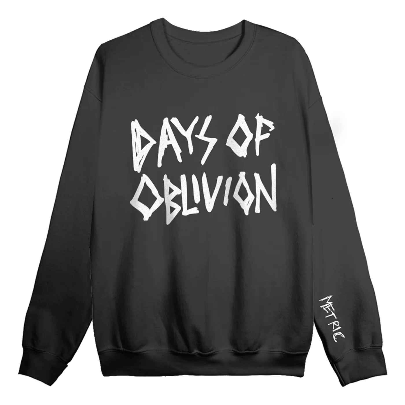 Metric Days Of Oblivion Crewneck Sweatshirt - Limited Edition