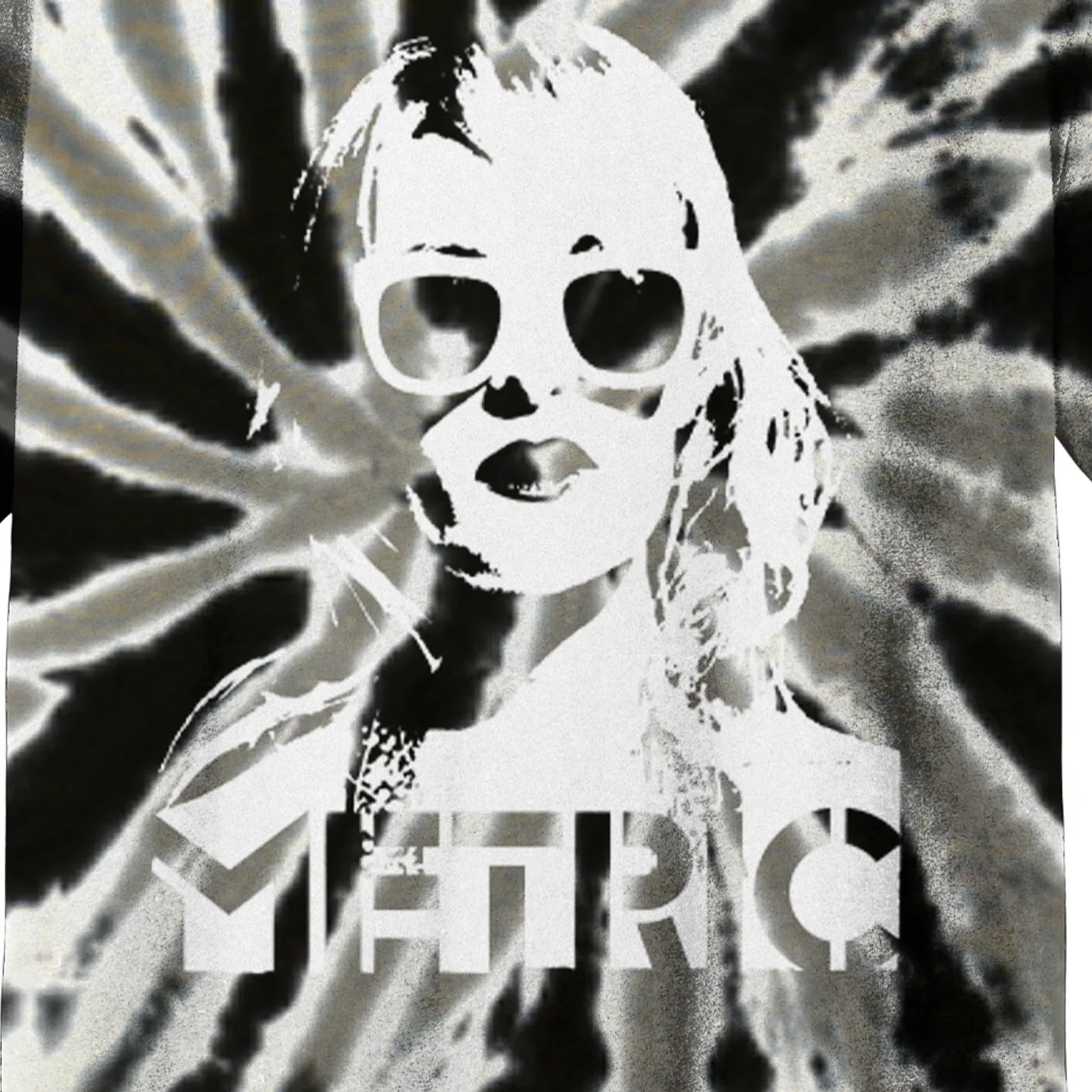 Metric Emily Face Tie Dye T-Shirt Limited Edition