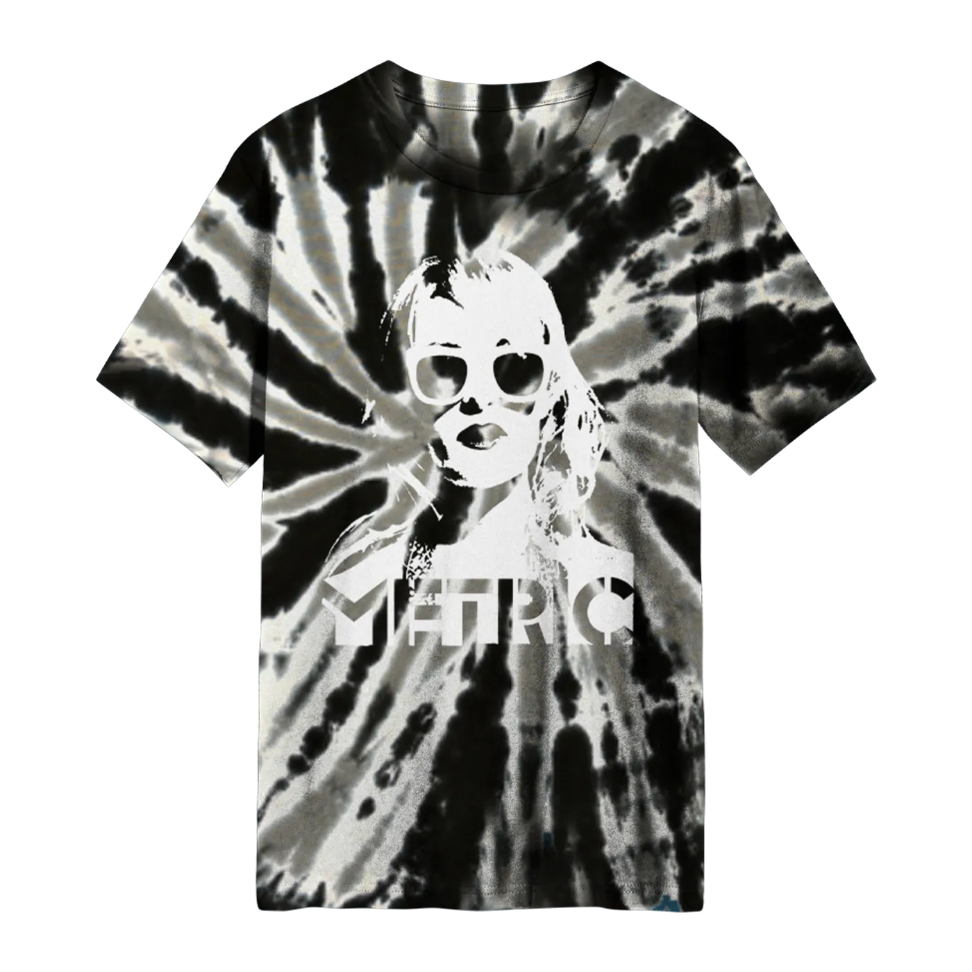 Metric Emily Face Tie Dye T-Shirt Limited Edition