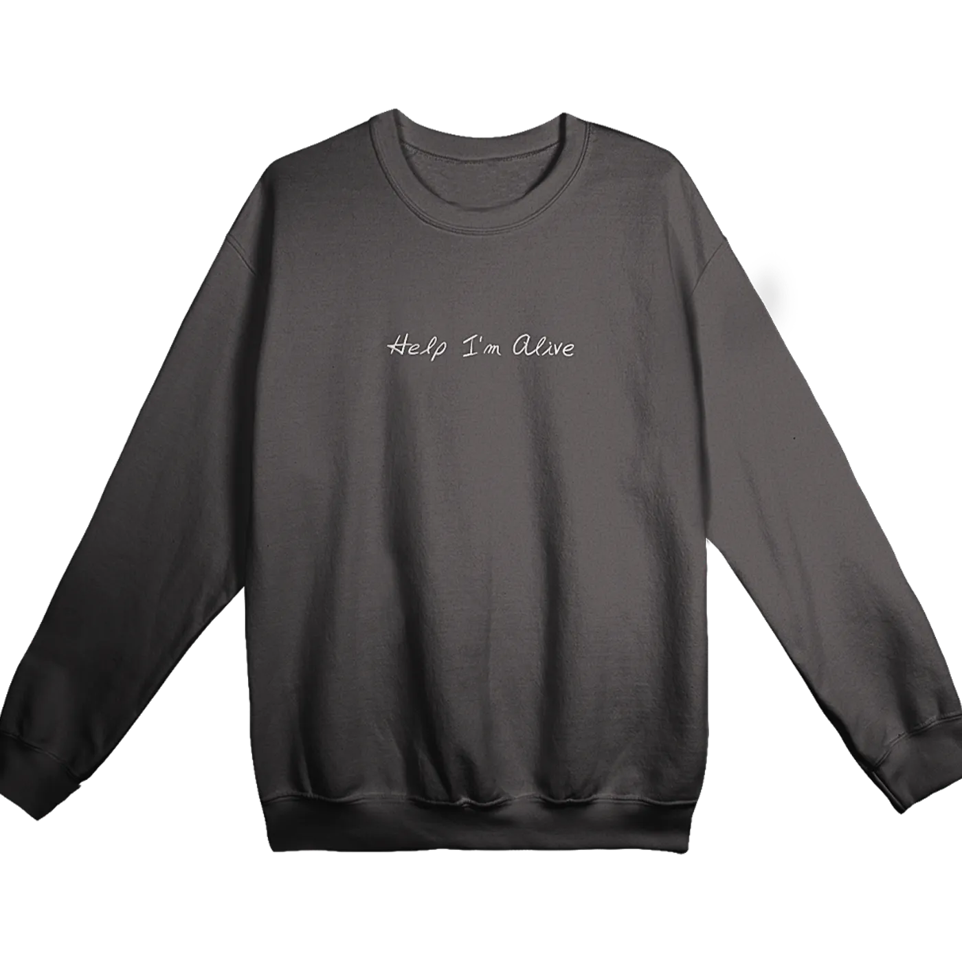 Metric Help I'm Alive Embroidered Crewneck Limited Edition