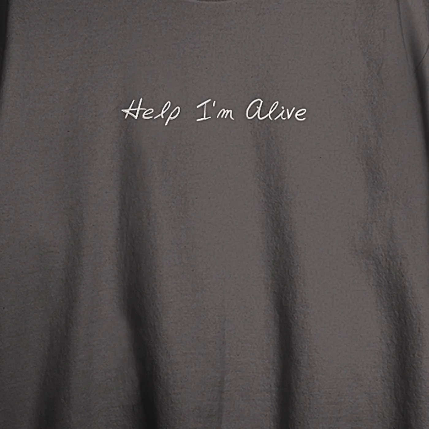 Metric Help I'm Alive Embroidered Crewneck Limited Edition