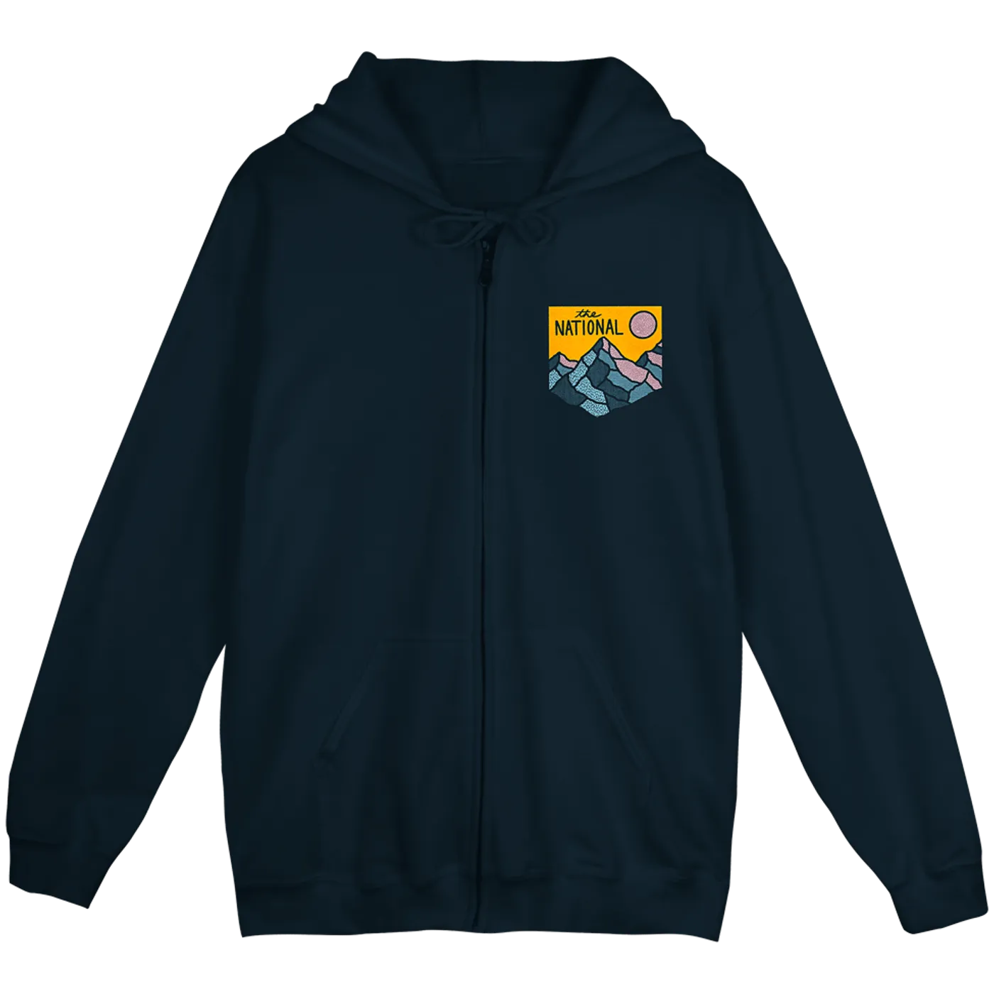 The National Moon Crest Zip Hoodie