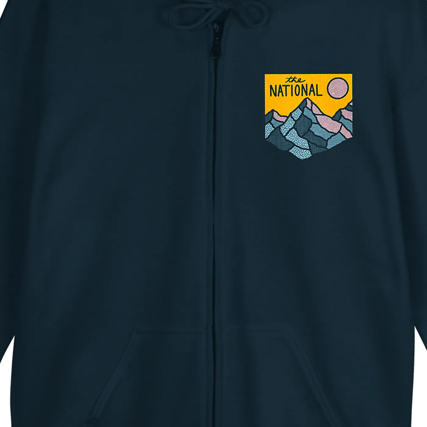 The National Moon Crest Zip Hoodie