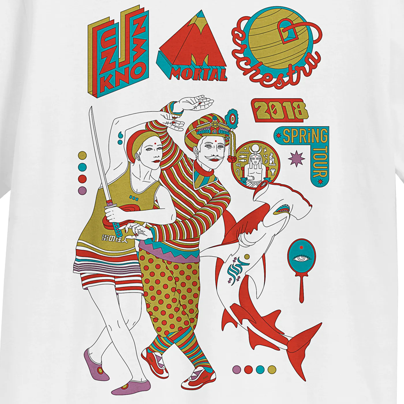 Unknown Mortal Orchestra Ardneks 2018 Spring Tour T-Shirt