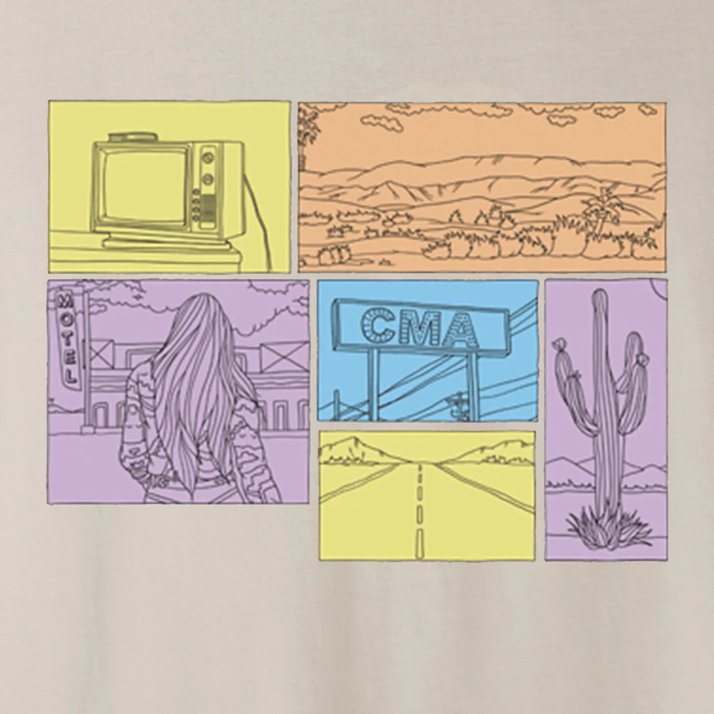 Courtney Marie Andrews Story Board T-Shirt