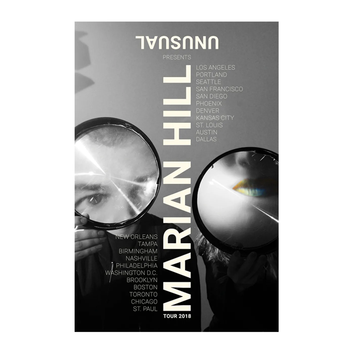 Marian Hill 2018 Unusual Tour Poster