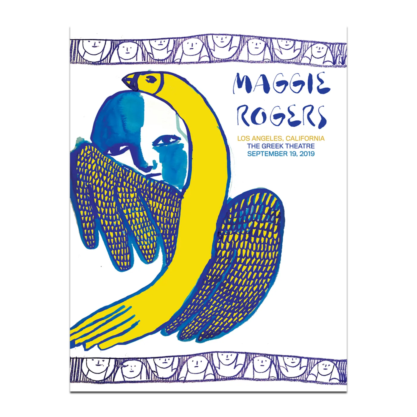 Maggie Rogers Los Angeles Greek Theatre Poster September 19, 2019