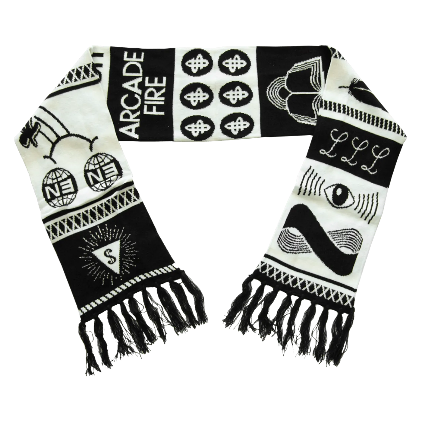 Arcade Fire Knitted Scarf