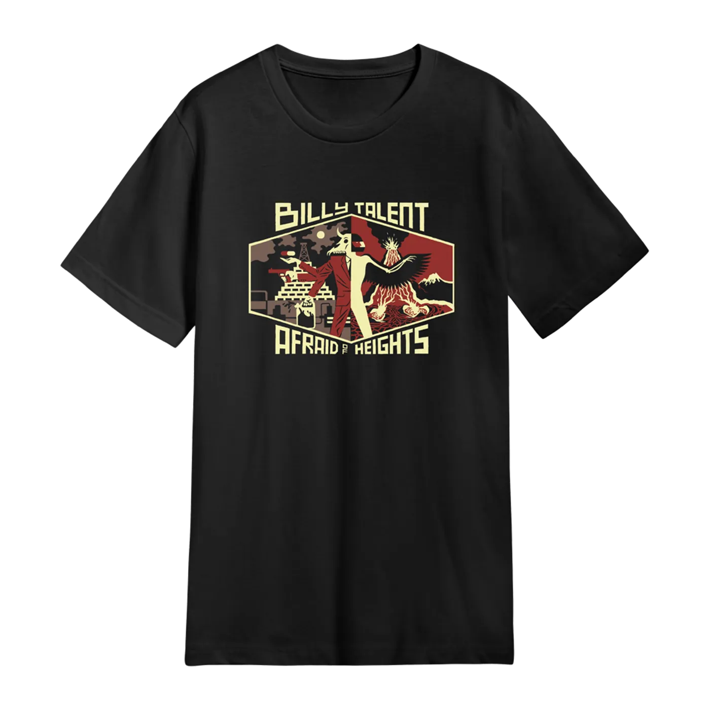 Billy Talent Afraid of Heights 2017 Canada Tour T-Shirt