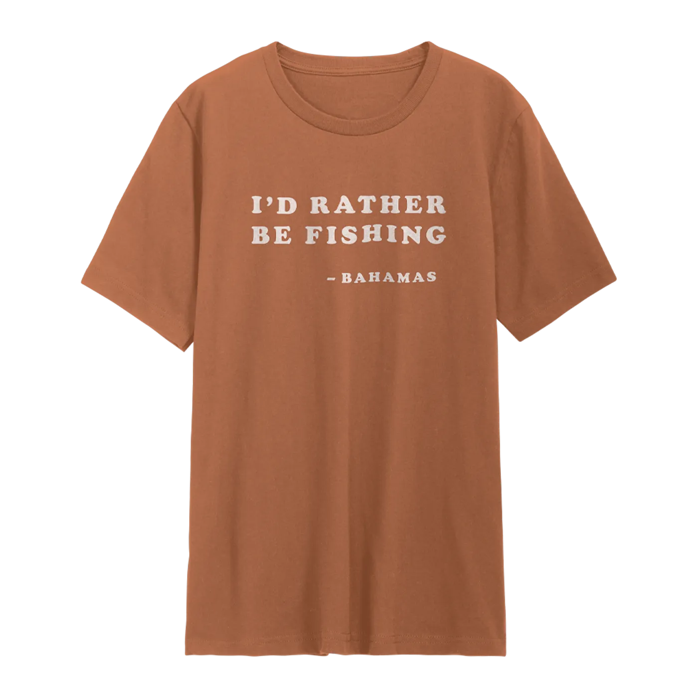 Bahamas I'd Rather Be Fishing T-Shirt