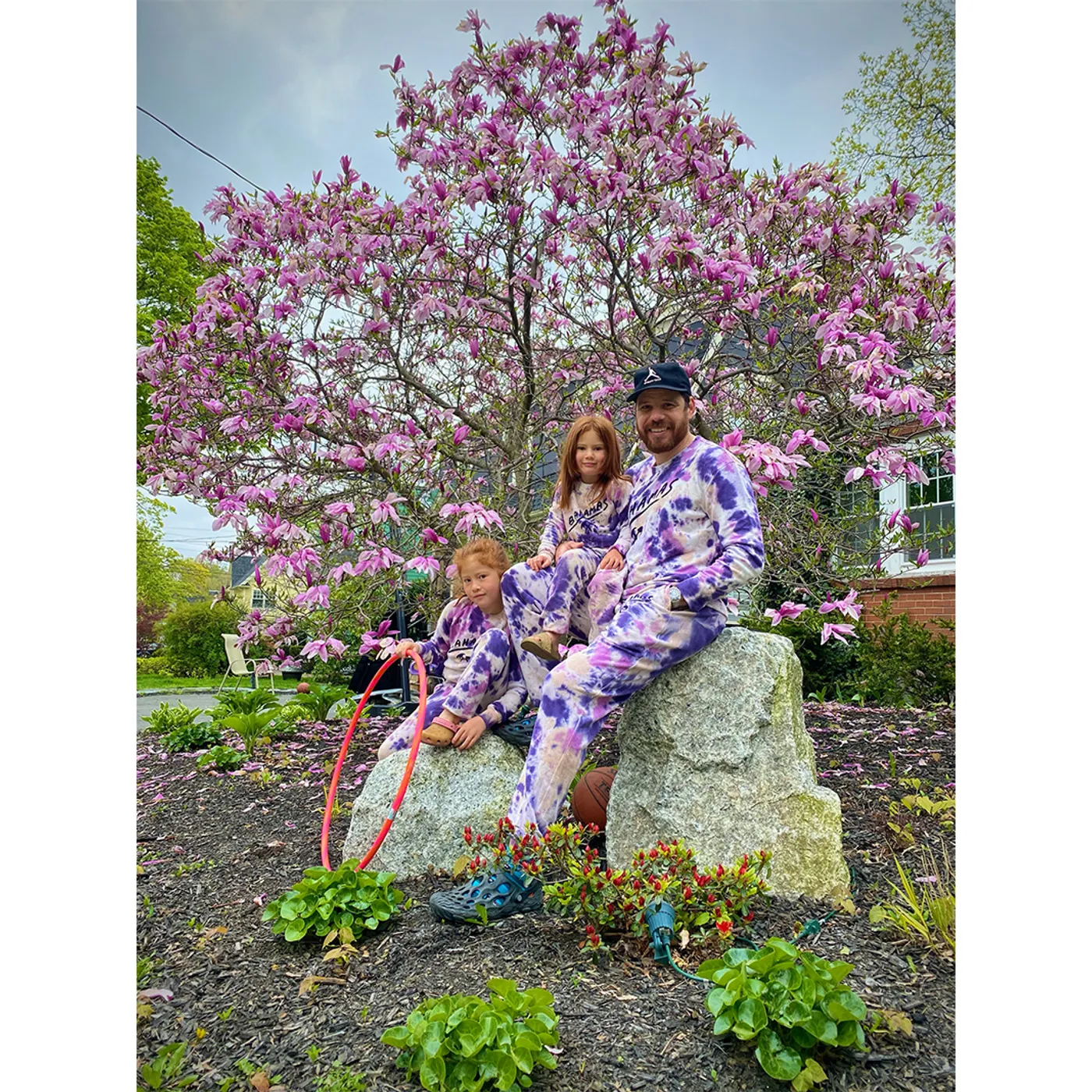 BAHAMAS X JUNGMAVEN Kids Cosmic Purple Raglan Sweatshirt