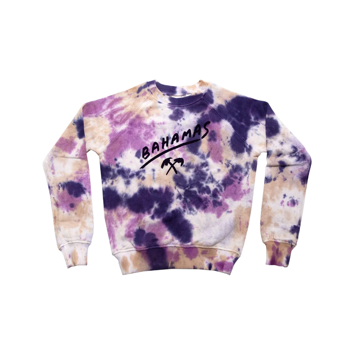 BAHAMAS X JUNGMAVEN Kids Cosmic Purple Raglan Sweatshirt