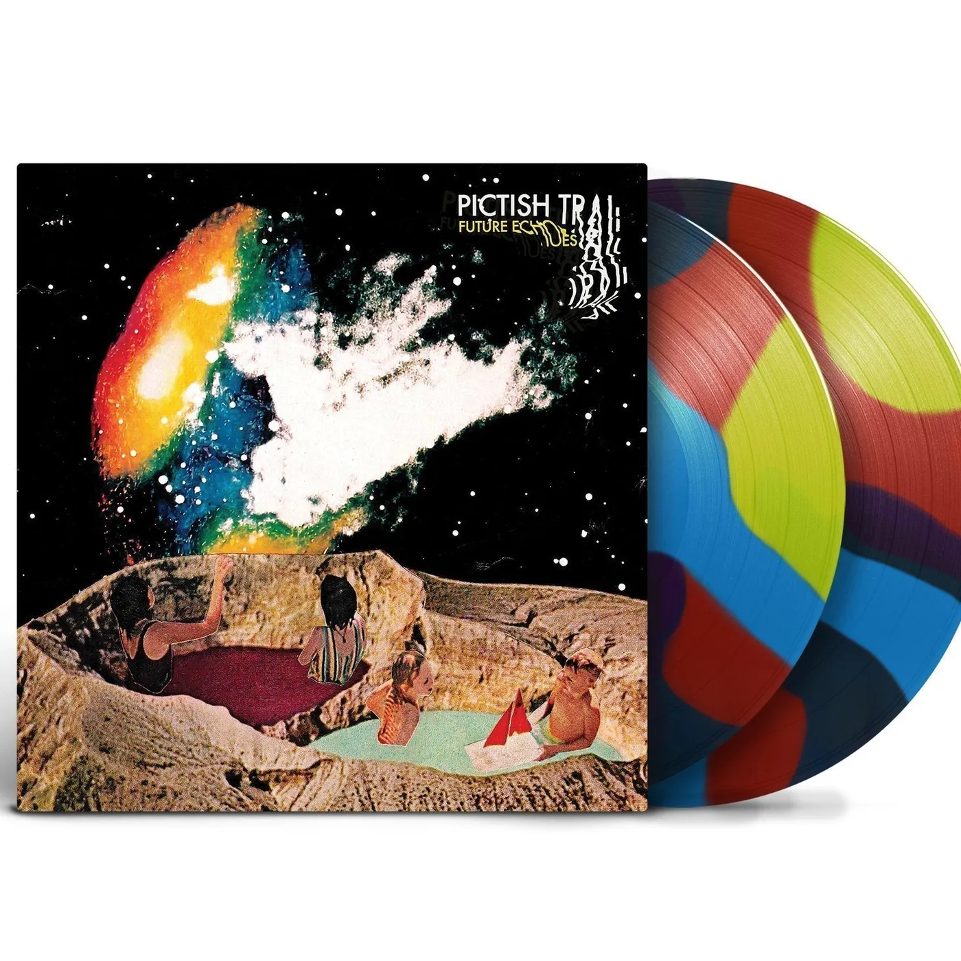 Pictish Trail 'Future Echoes' Vinyl 2xLP - Cosmic Coloured + Download Card Vinyl Record