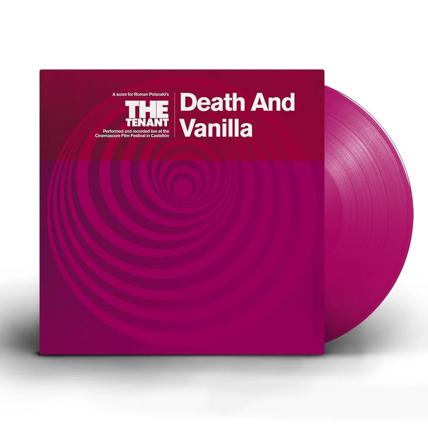 Death And Vanilla 'The Tenant' Vinyl LP - Magenta Vinyl Record