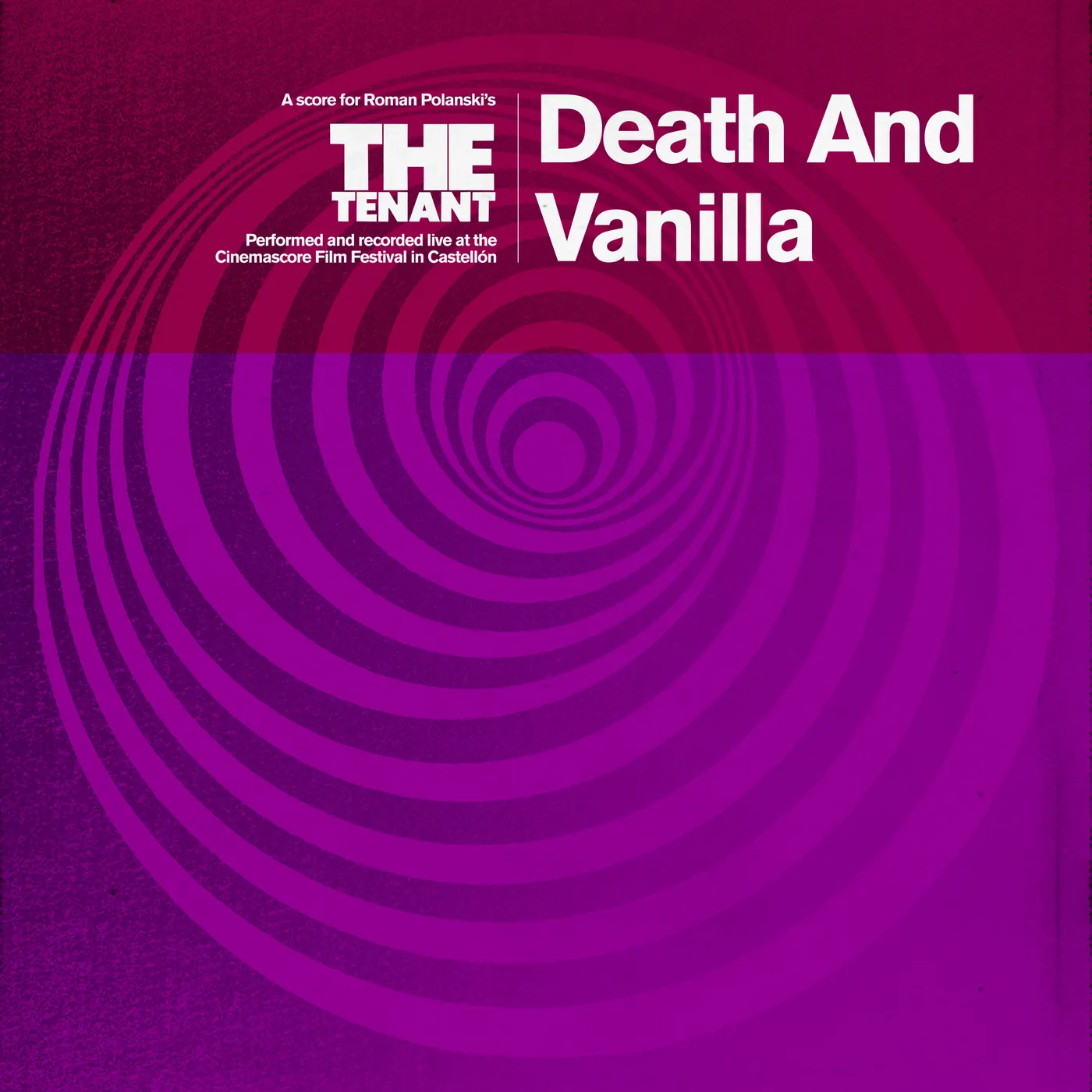 Death And Vanilla 'The Tenant' Vinyl LP - Magenta Vinyl Record