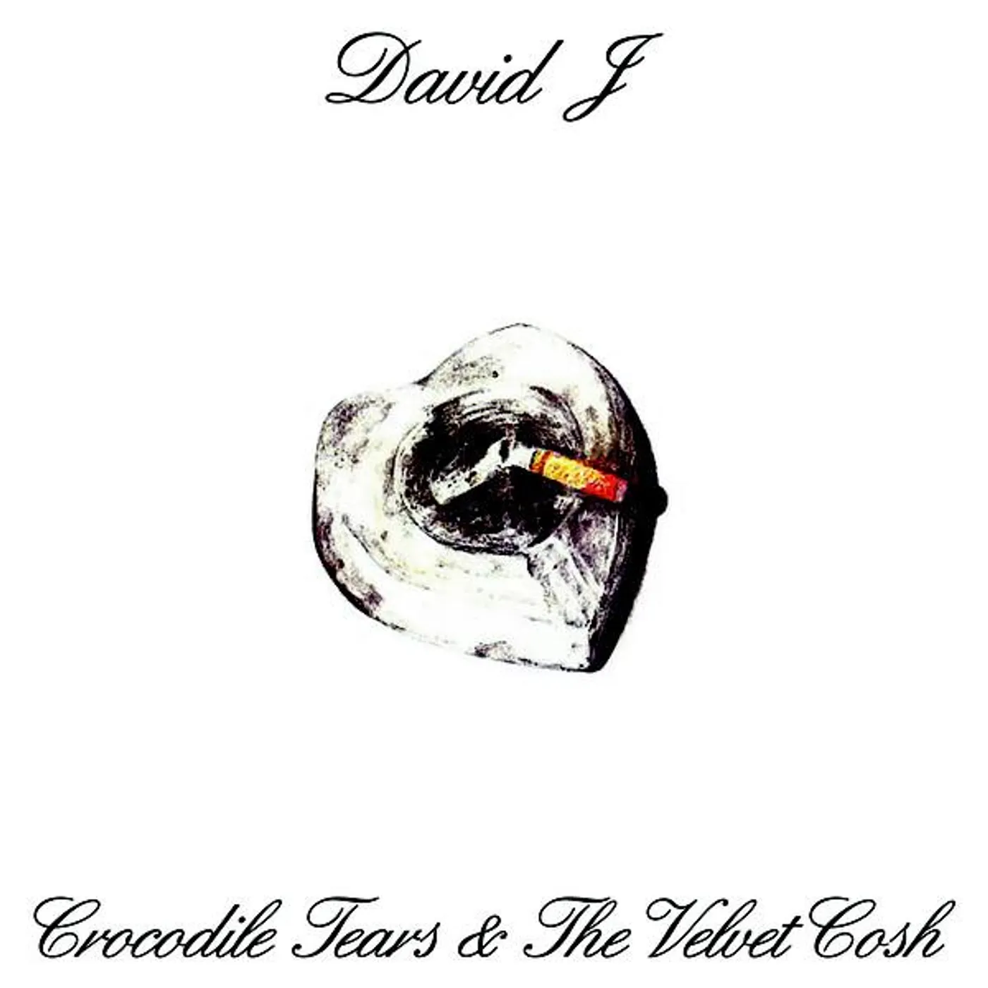 David J 'Crocodile Tears And The Velvet Cosh' Vinyl LP - Clear Vinyl Record