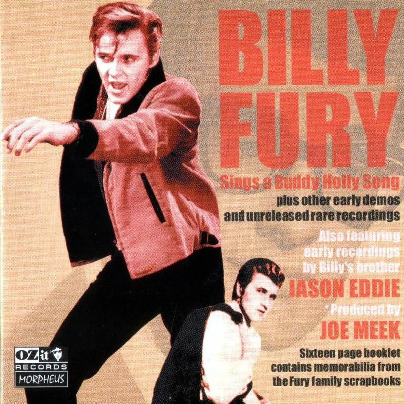 Billy Fury ‎'Sings A Buddy Holly Song'
