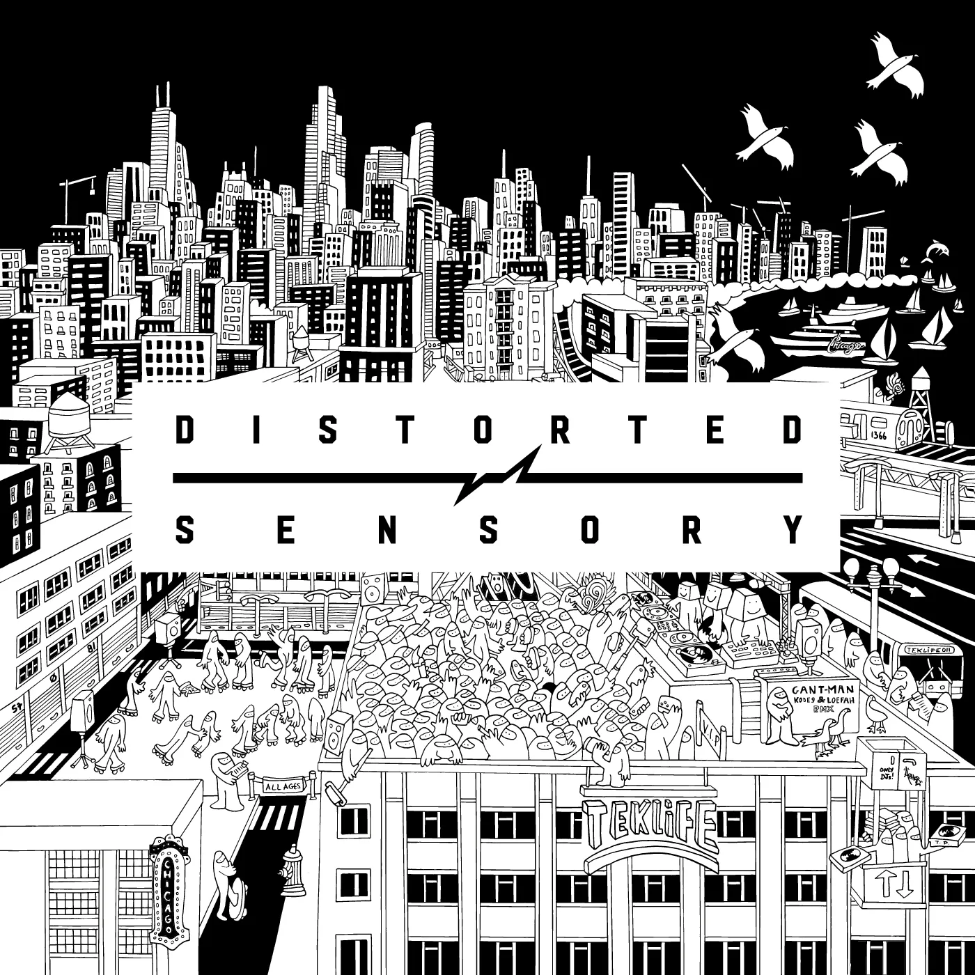 Gant-Man 'Distorted Sensory' Vinyl LP Vinyl Record