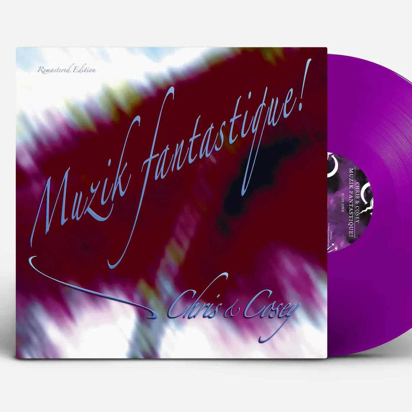 Chris & Cosey 'Muzik Fantastique!' Vinyl LP Pink / Purple Vinyl Record