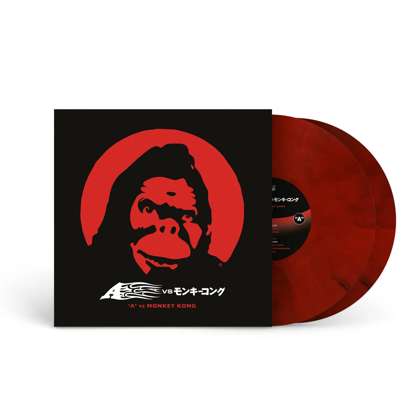 A 'A vs Monkey Kong' Vinyl 2xLP-Red Vinyl Record
