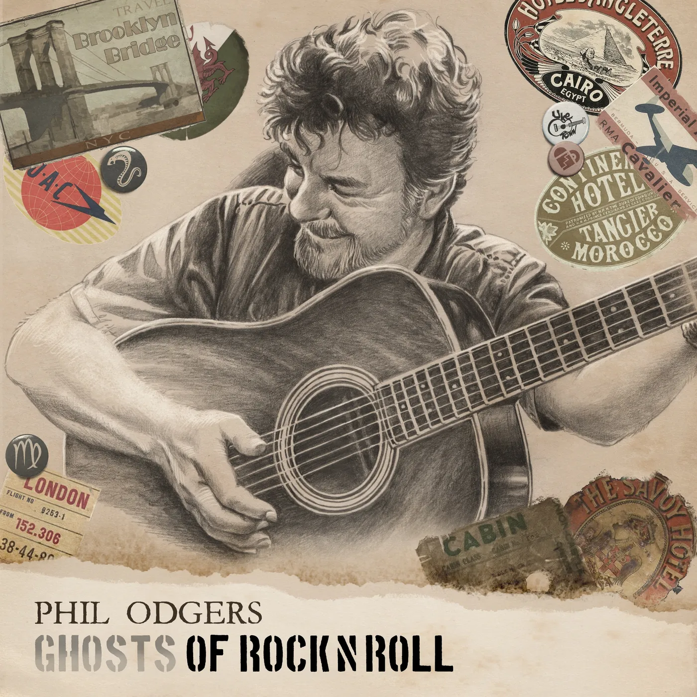 Phil Odgers 'Ghosts Of Rock N Roll' Vinyl Record