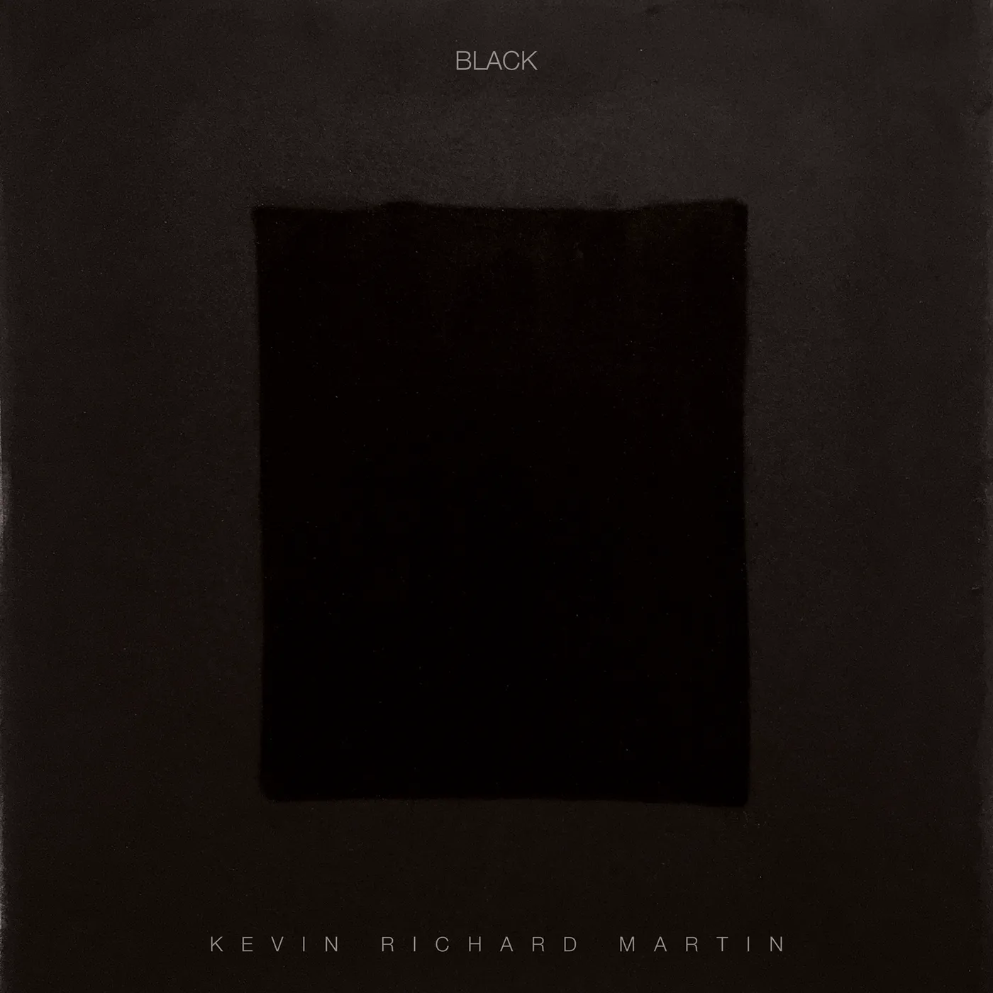 Kevin Richard Martin 'Black' Vinyl 2XLP Vinyl Record