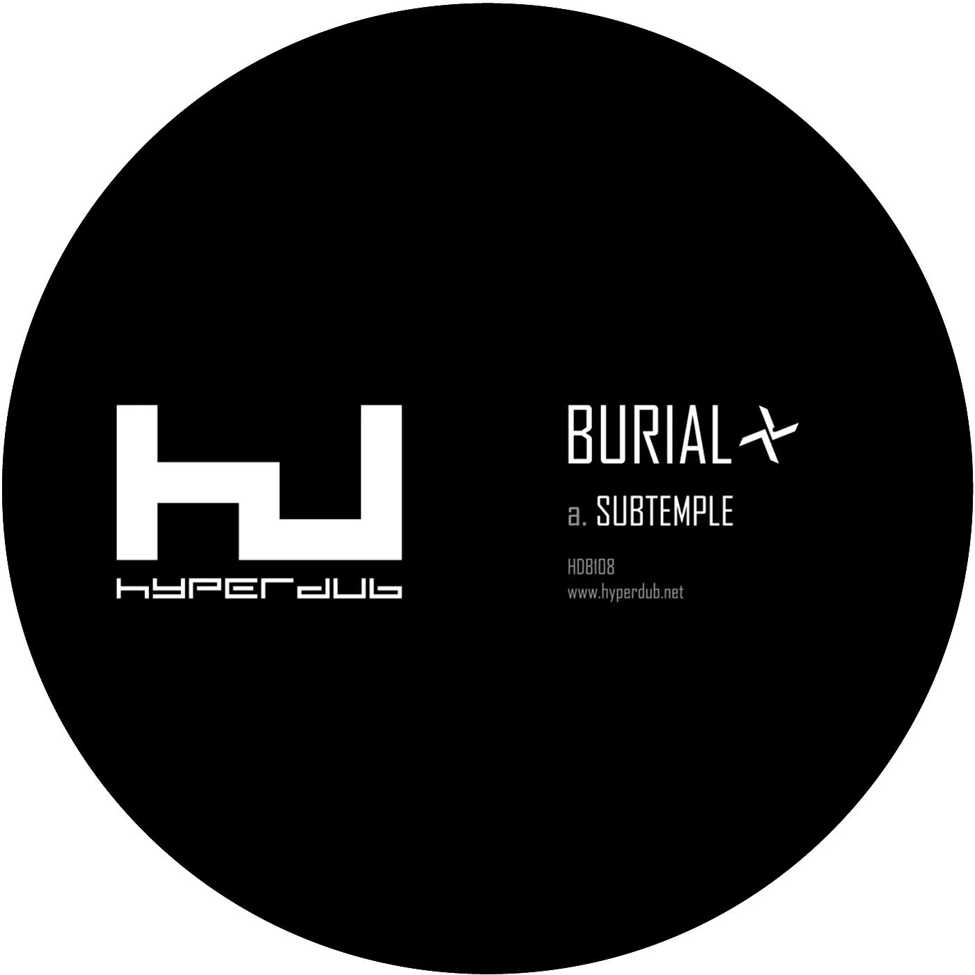 Burial 'Subtemple / Beachfires' Vinyl 10" Vinyl Record