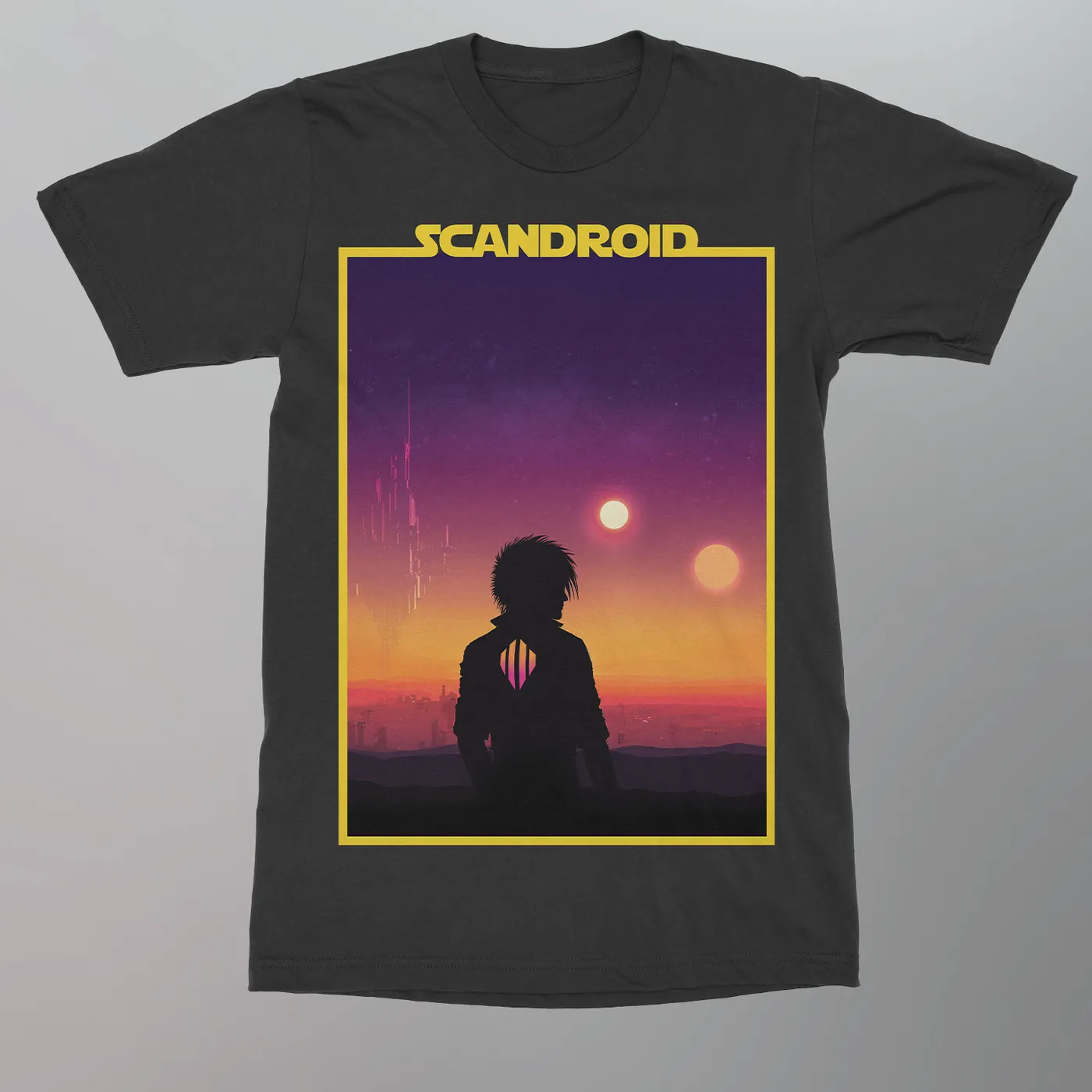 Scandroid - Binary Sunset Shirt