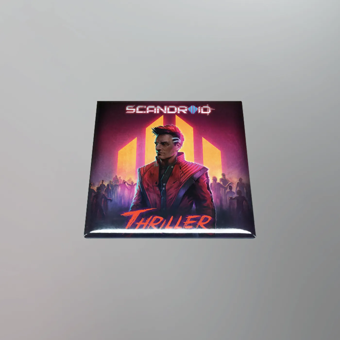 Scandroid - Thriller 3" Square Button