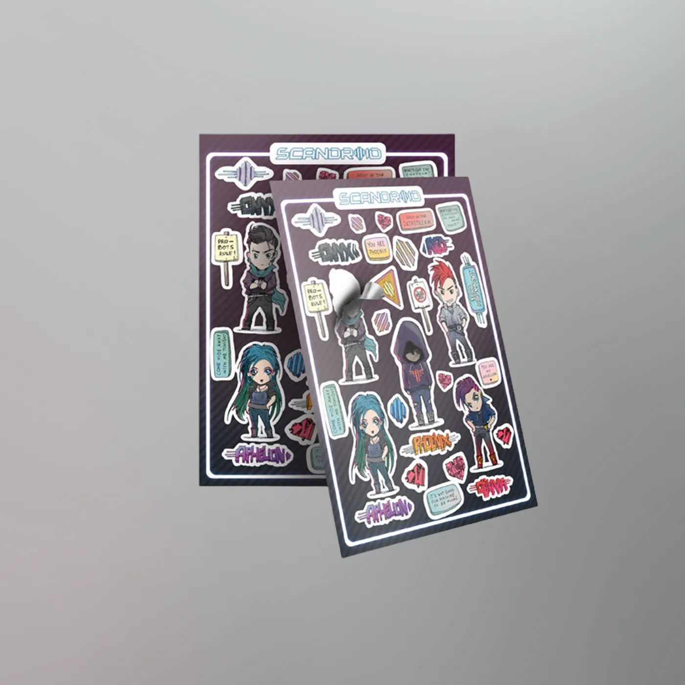 Scandroid - Chibi Sticker Sheet