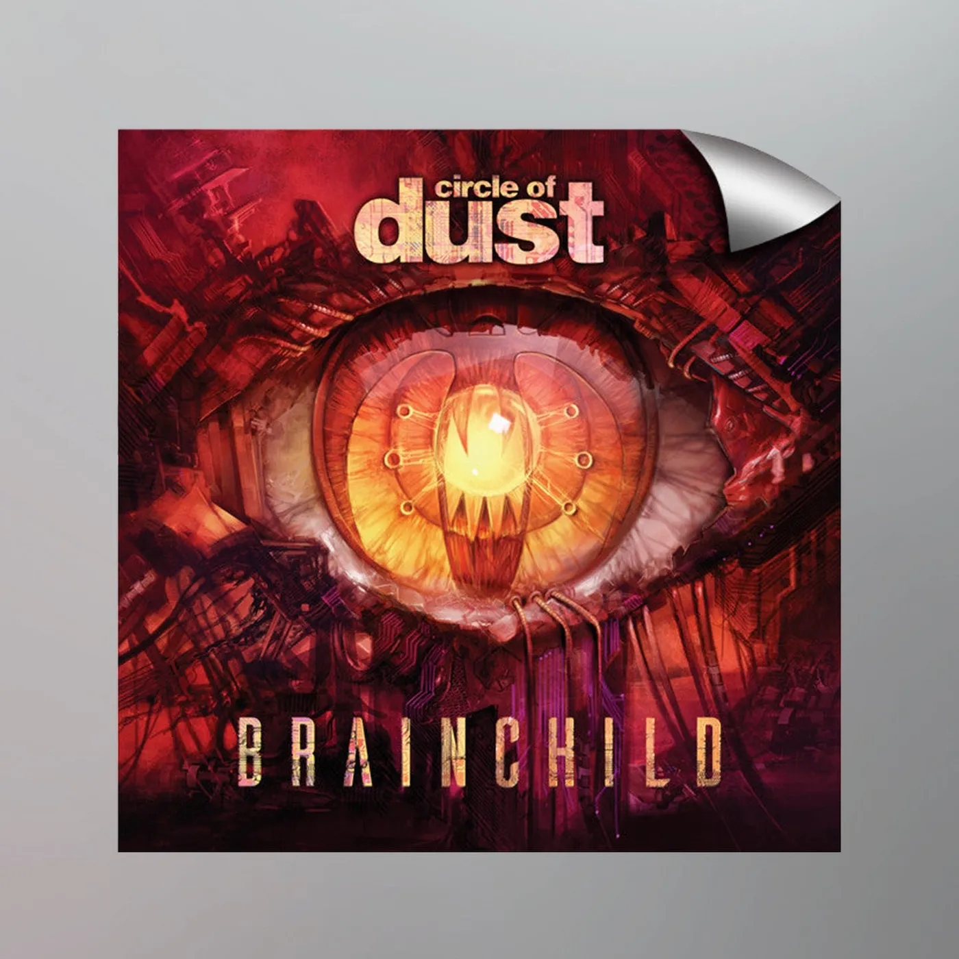 Circle of Dust - Brainchild 5x5 Sticker