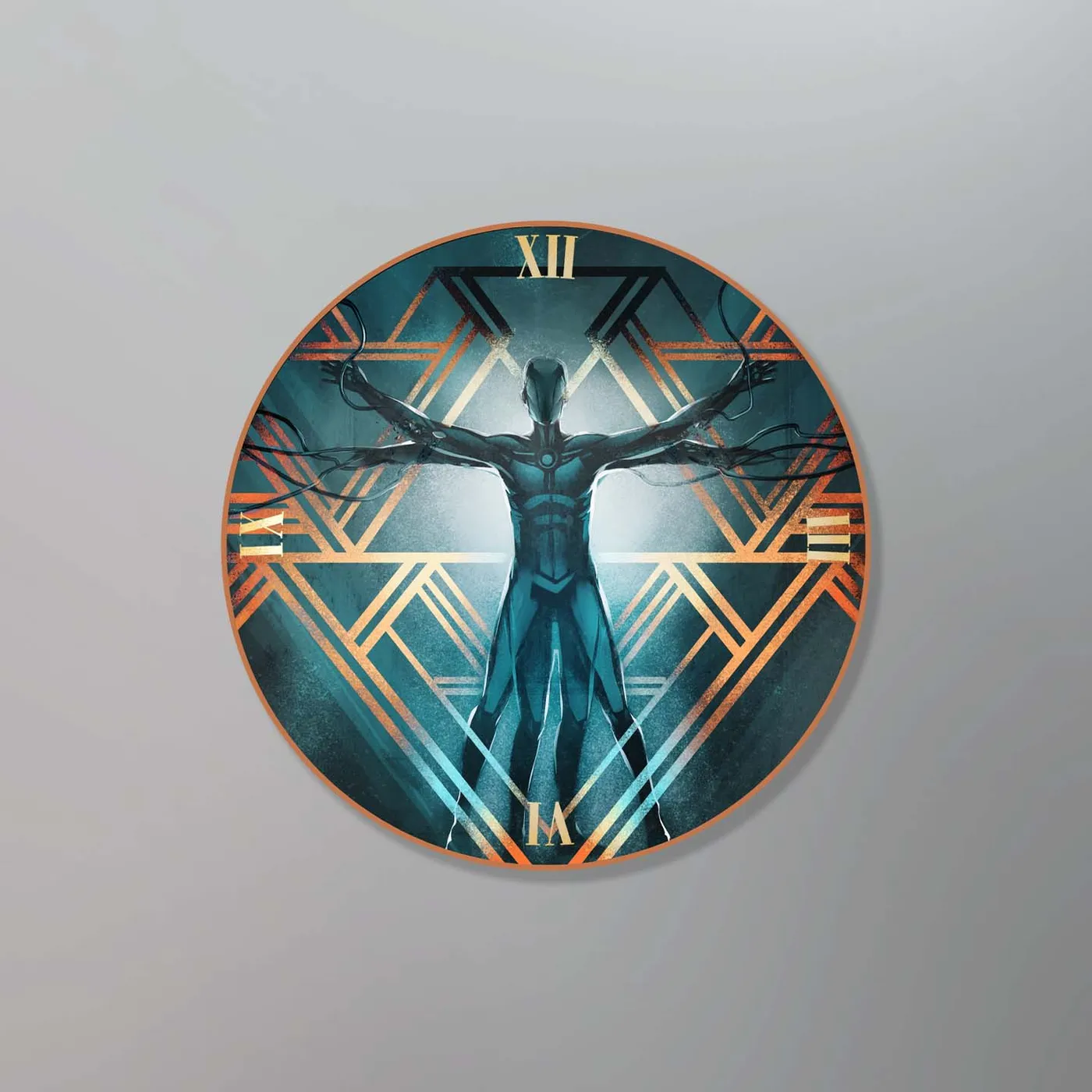 NUTRONIC - Vitruvian Man Pin