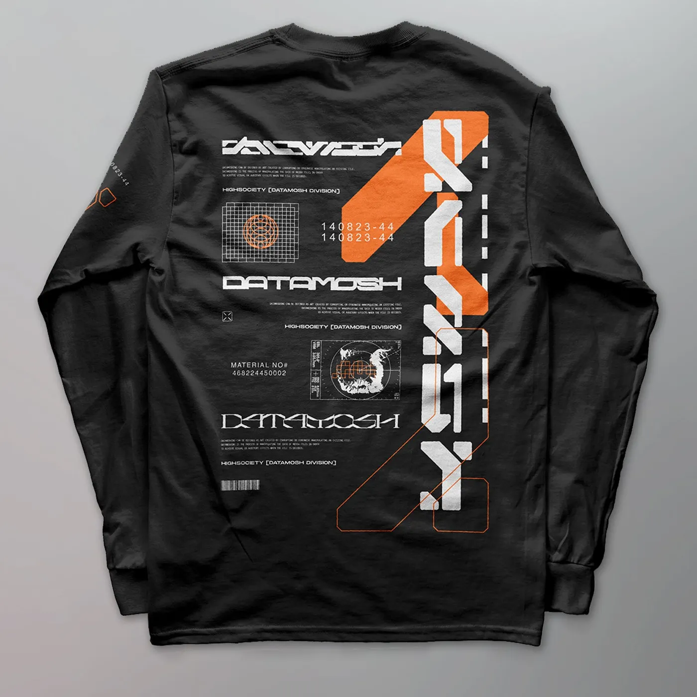 HIGHSOCIETY - DATAMOSH L/S Shirt