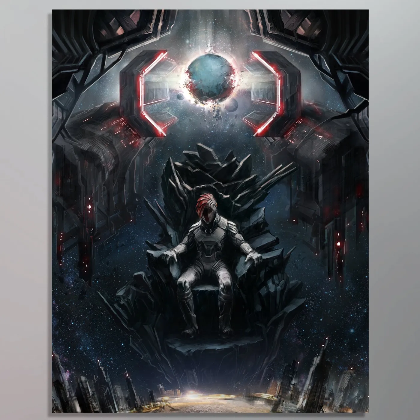Celldweller - Emperor Throne Canvas Art Print