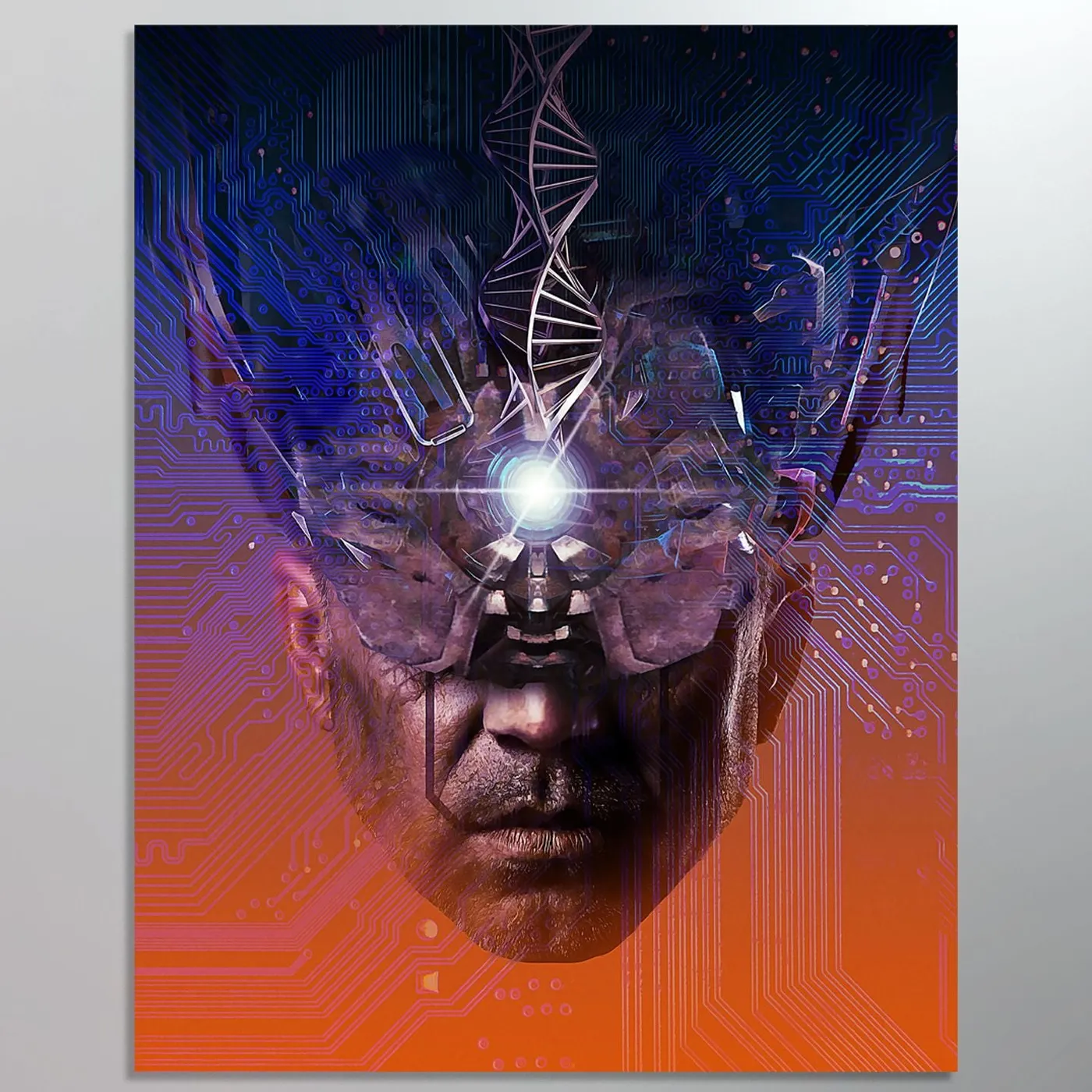 FiXT - Neon Altered Canvas Art Print