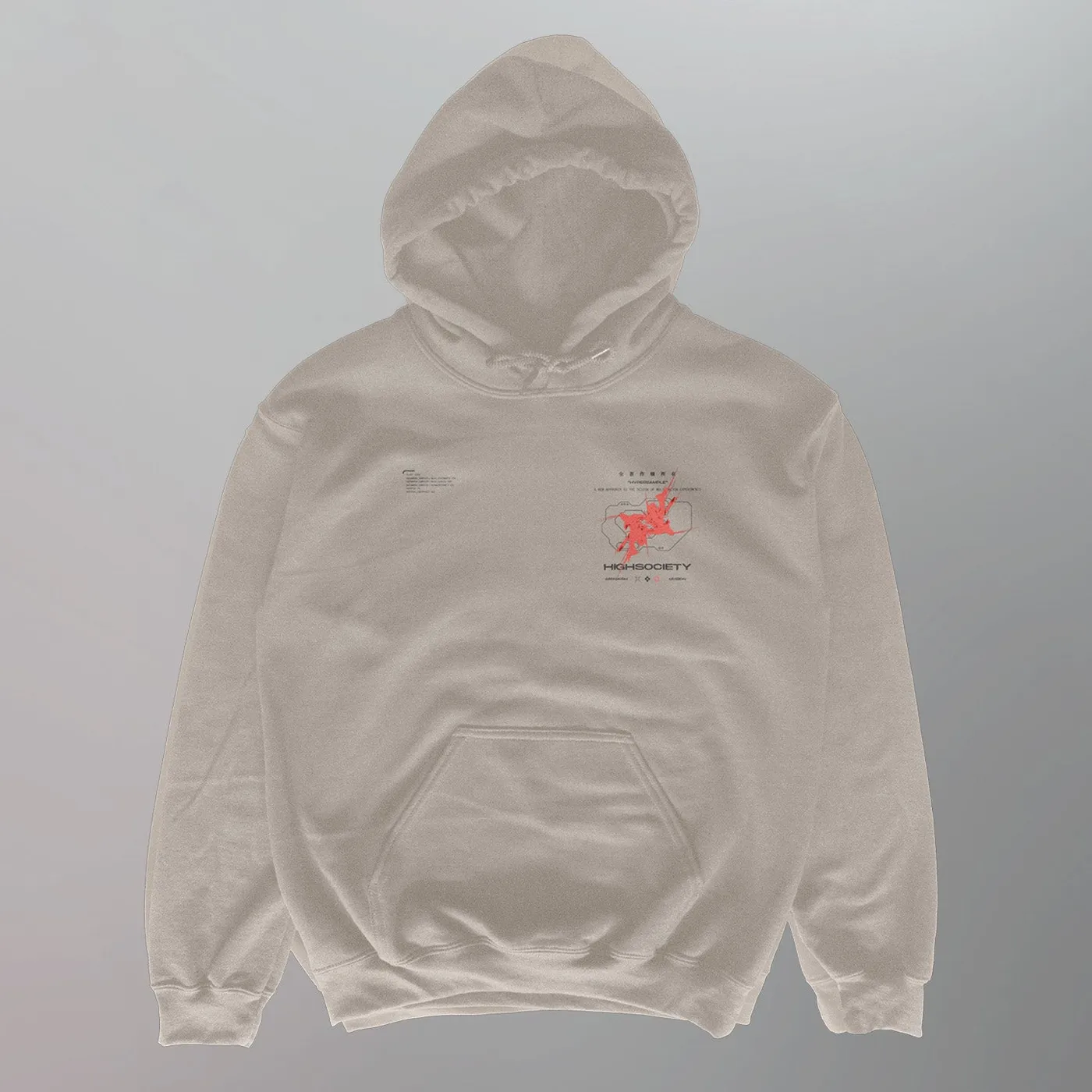 HIGHSOCIETY - HYPERSAMPLE Hoodie [Sand]