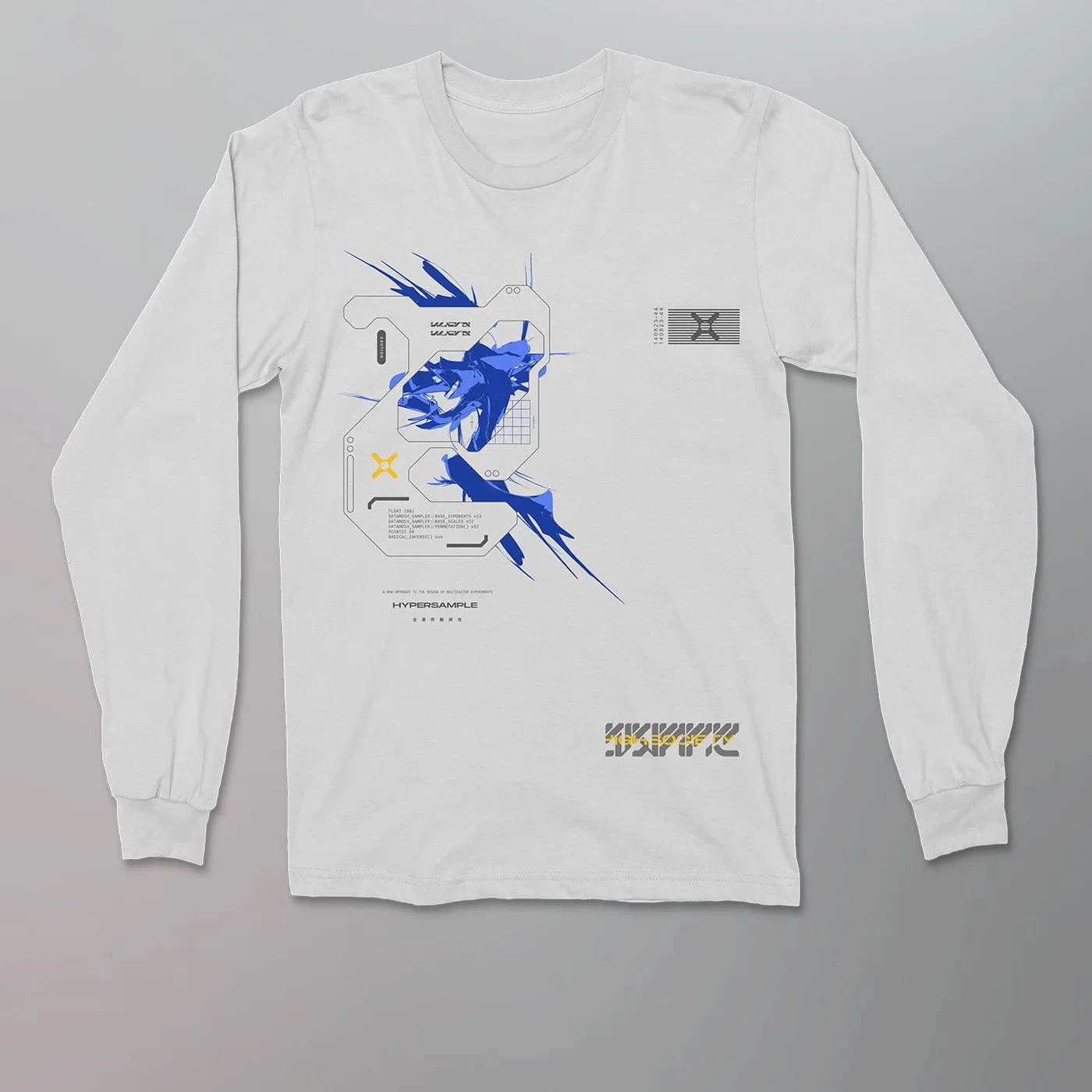 HIGHSOCIETY - HYPERSAMPLE L/S Shirt [White]