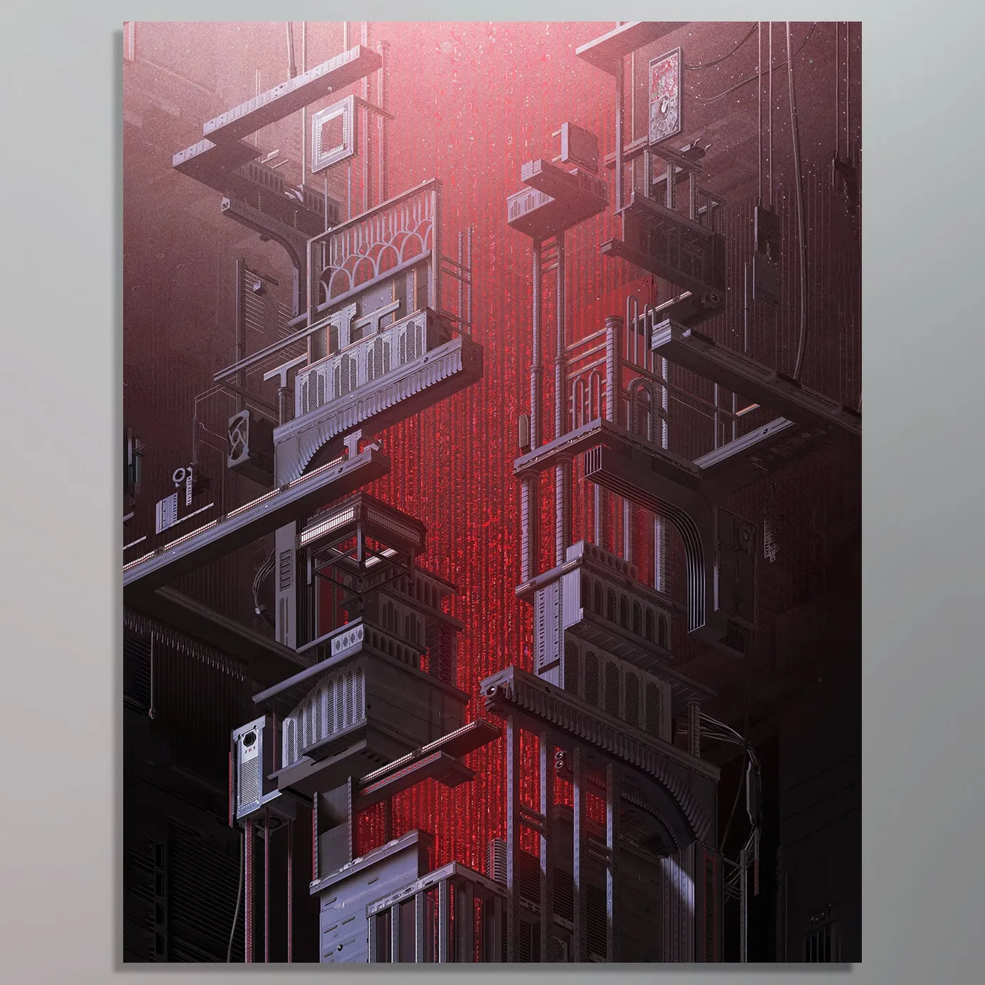 The Algorithm - Data Renaissance Single Canvas Art Print