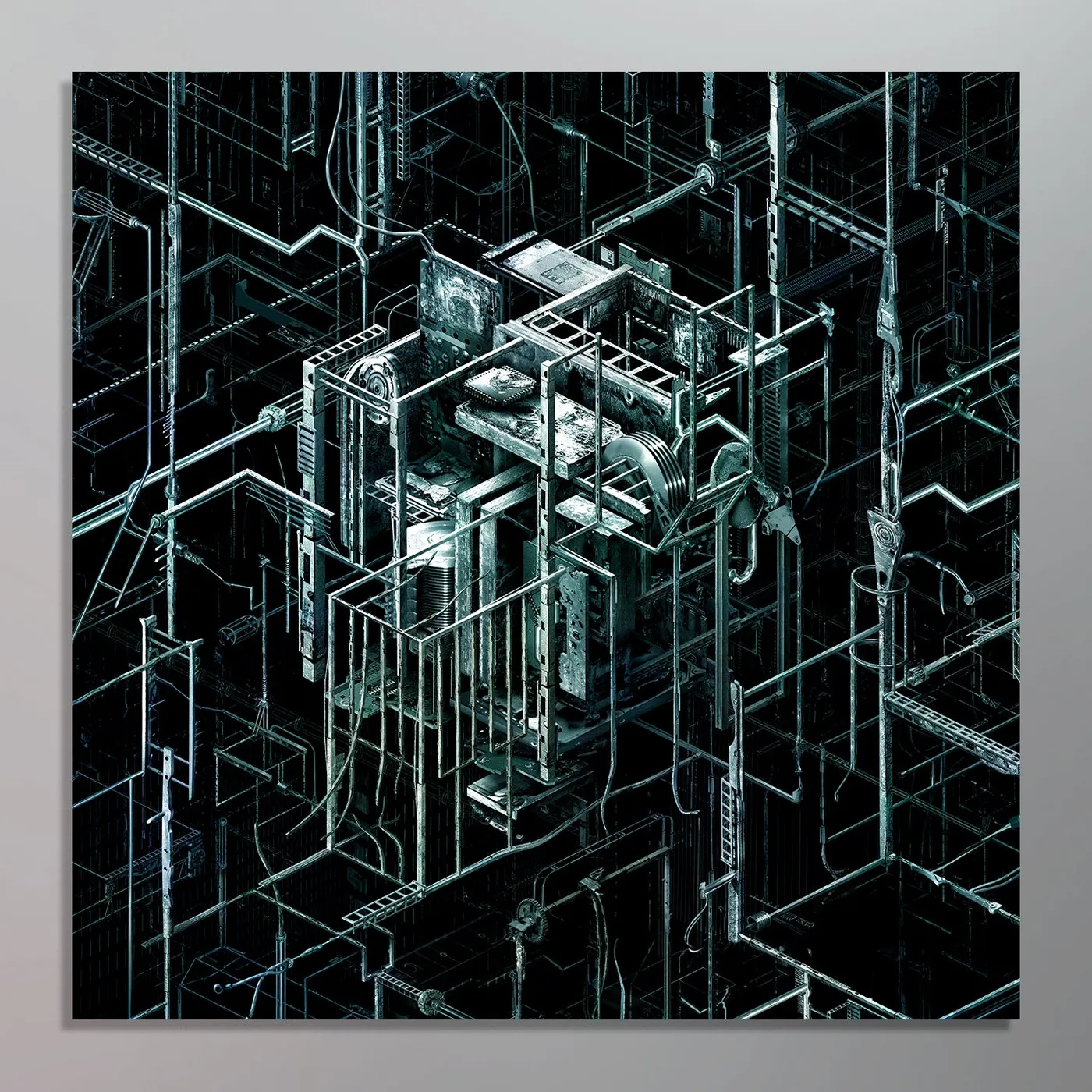 The Algorithm - Bitline Array Canvas Art Print