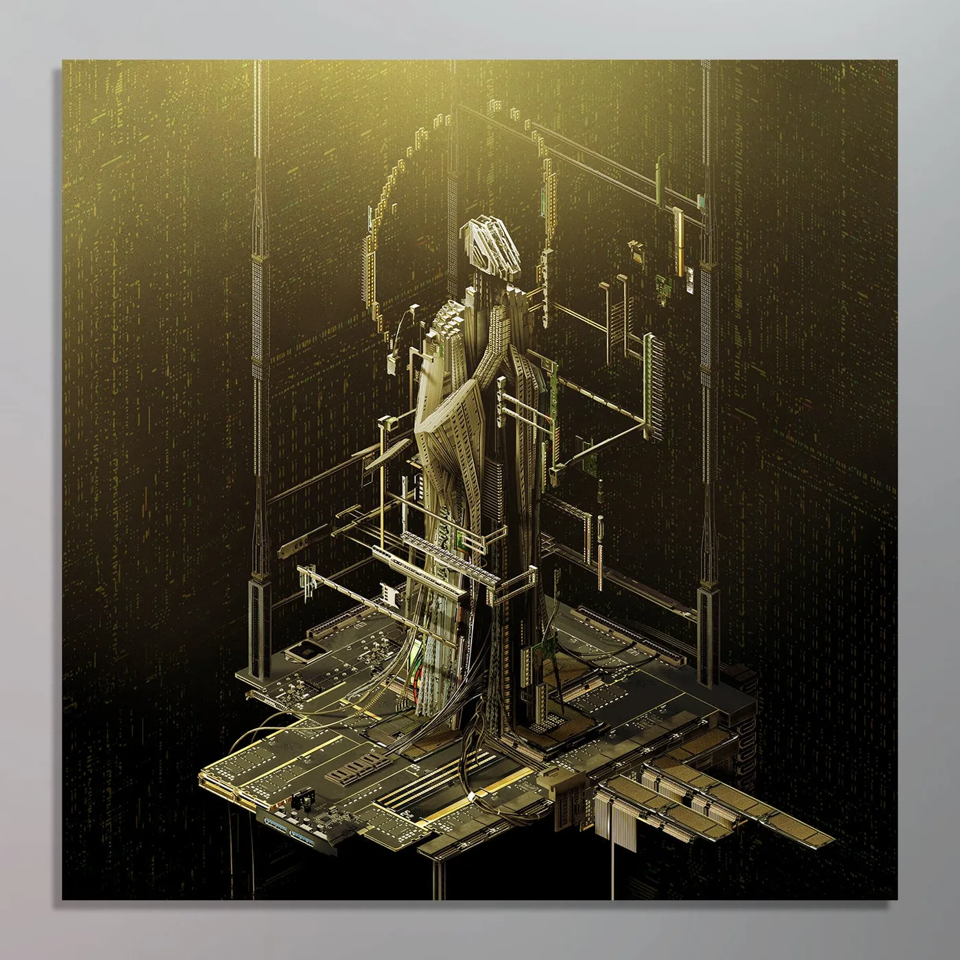 The Algorithm - Oracle Machine Canvas Art Print