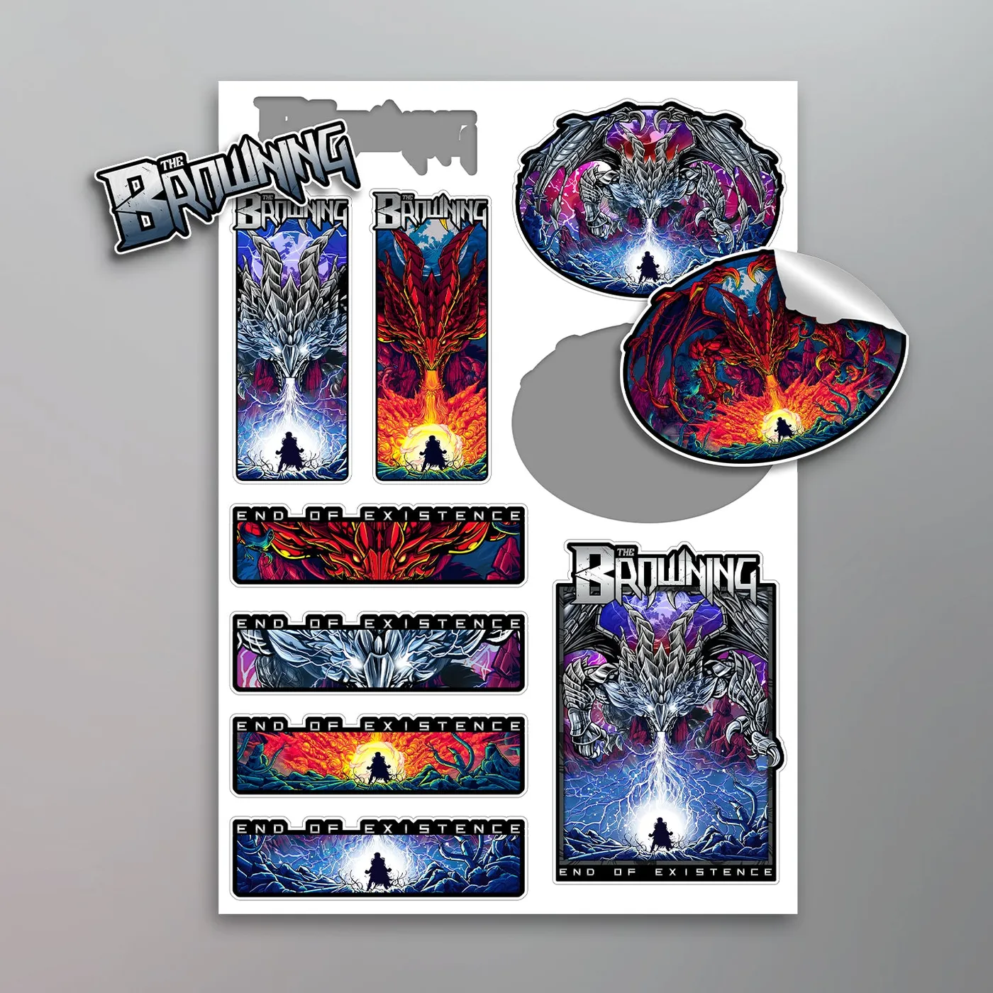 The Browning - End of Existence Remixed Sticker Sheet