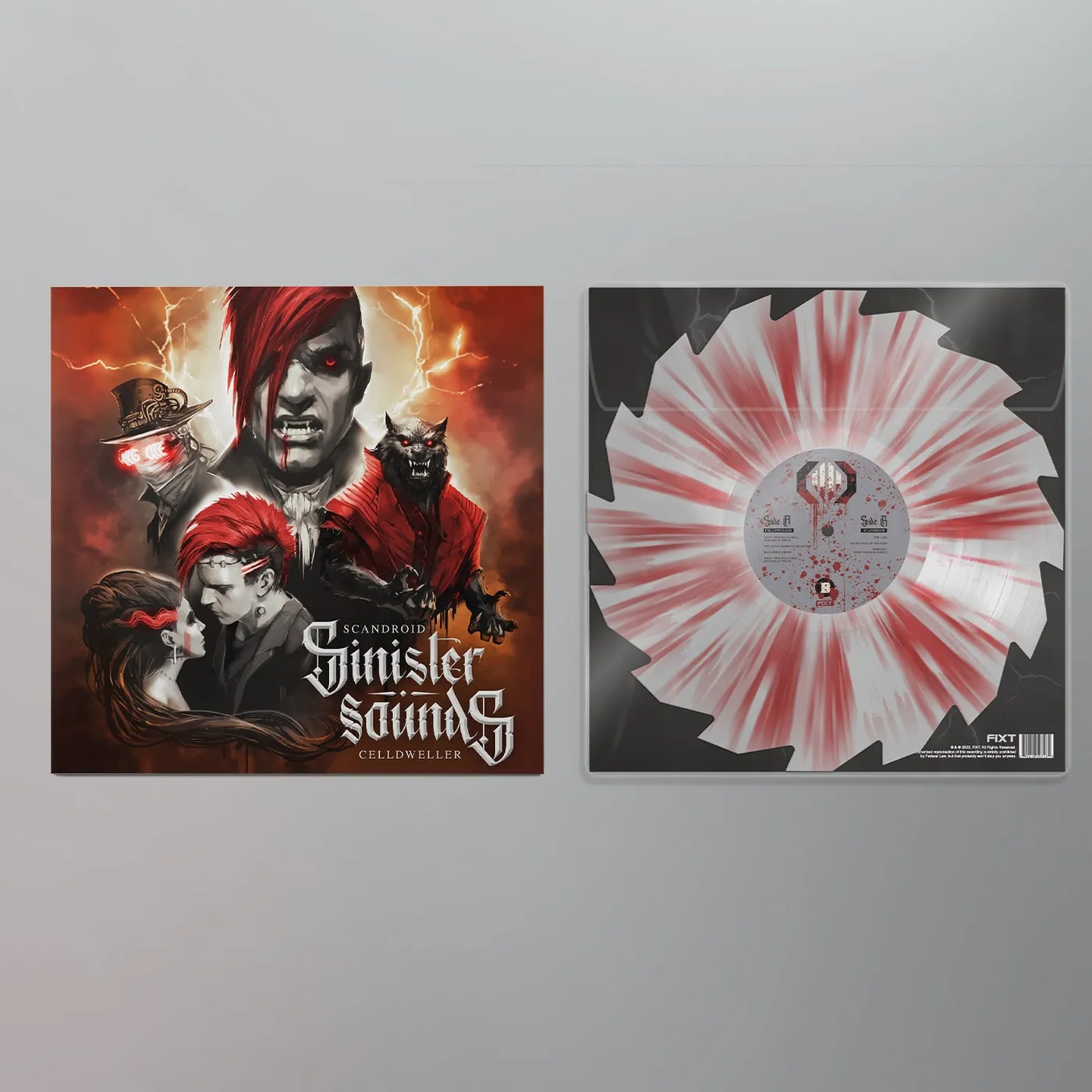 Celldweller / Scandroid - Sinister Sounds EP [Limited Edition Saw-Blade Vinyl]