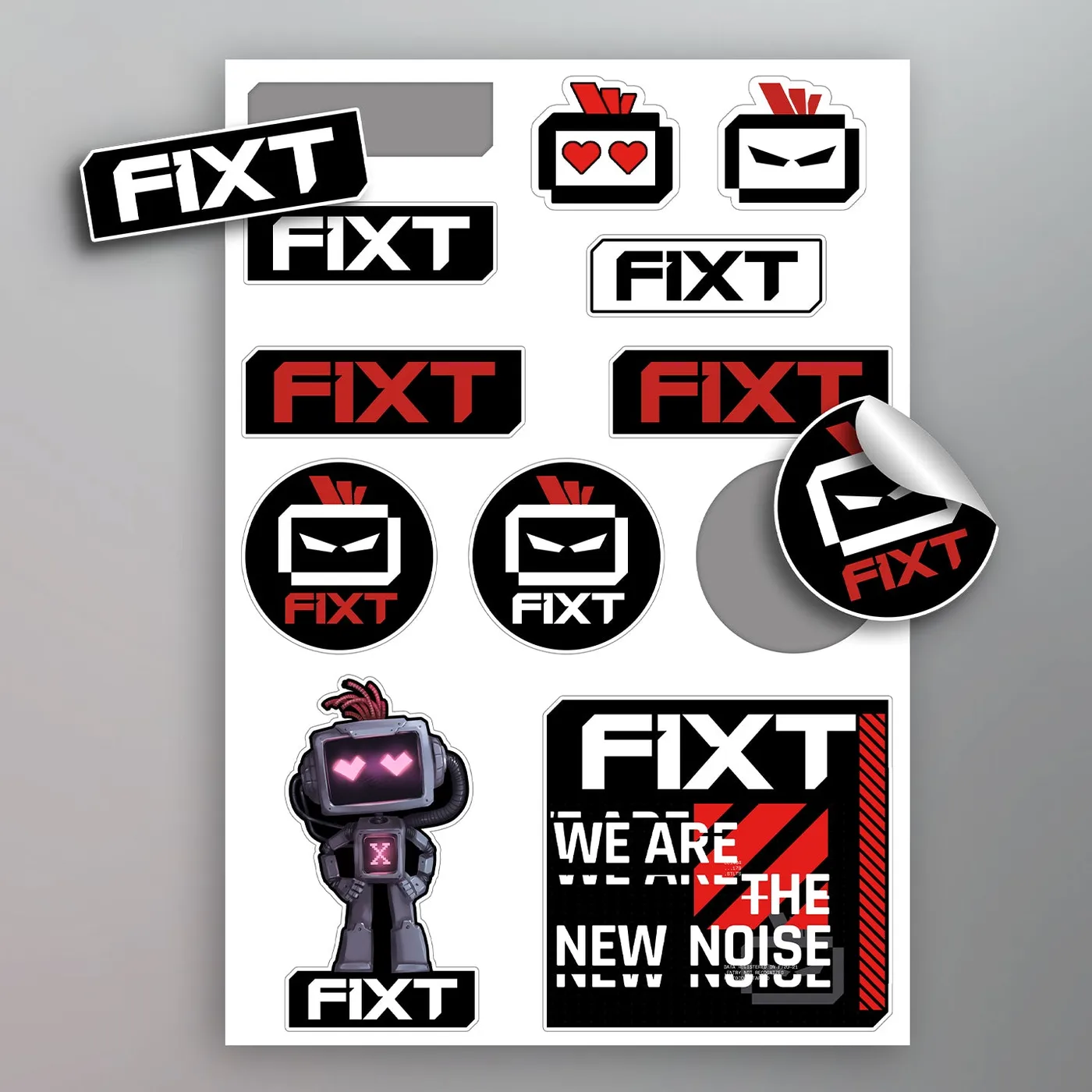 FiXT - We Are The New Noise Sticker Sheet