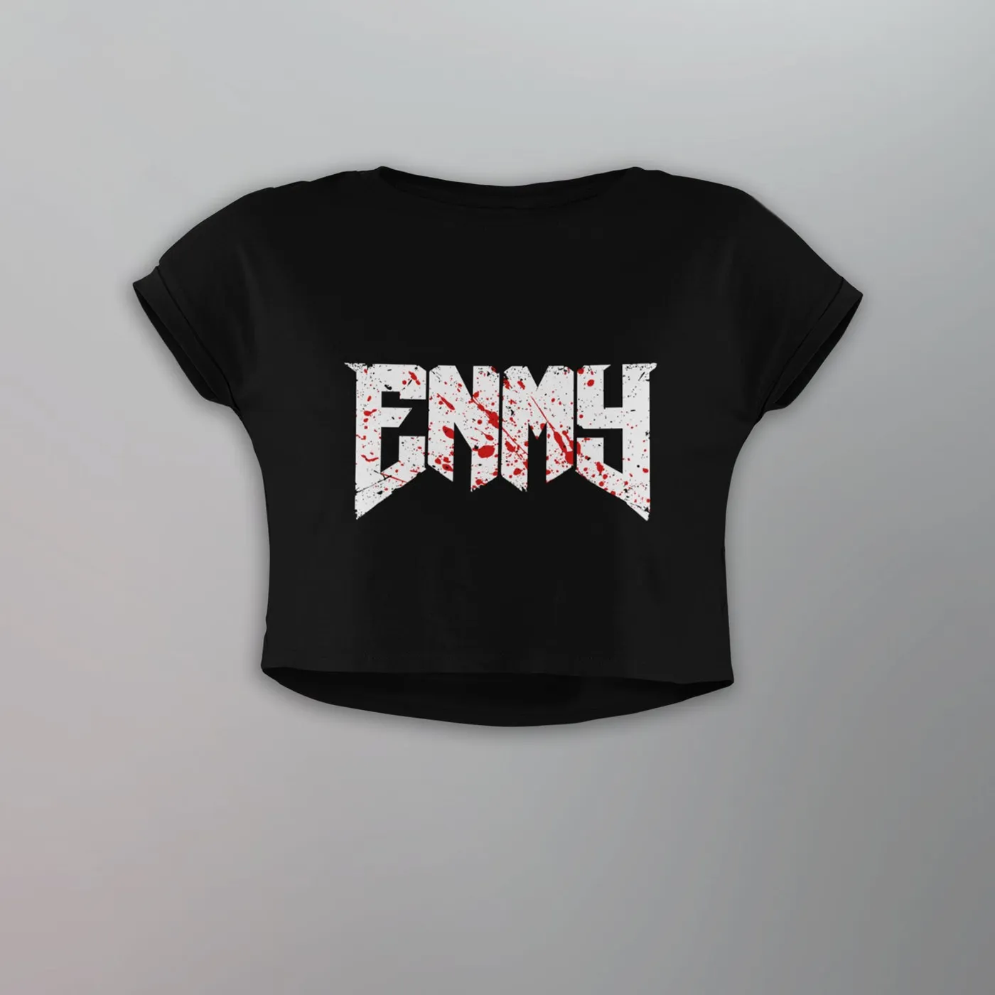 ENMY - DOOM Splatter Women's Crop Top