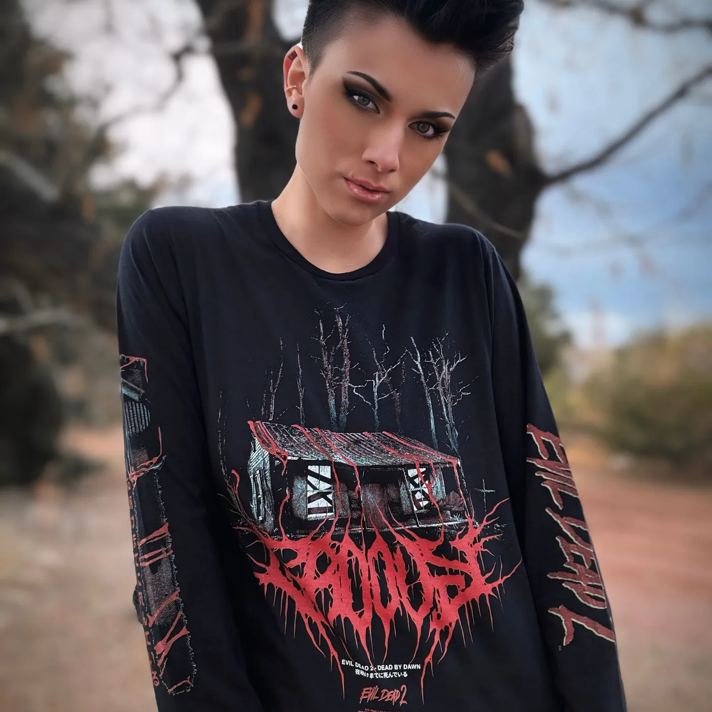 Evil Dead 2 - Groovy Cabin L/S Shirt