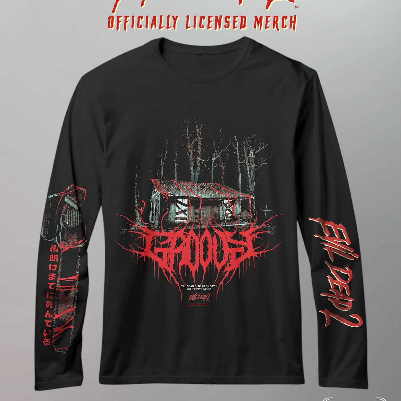 Evil Dead 2 - Groovy Cabin L/S Shirt